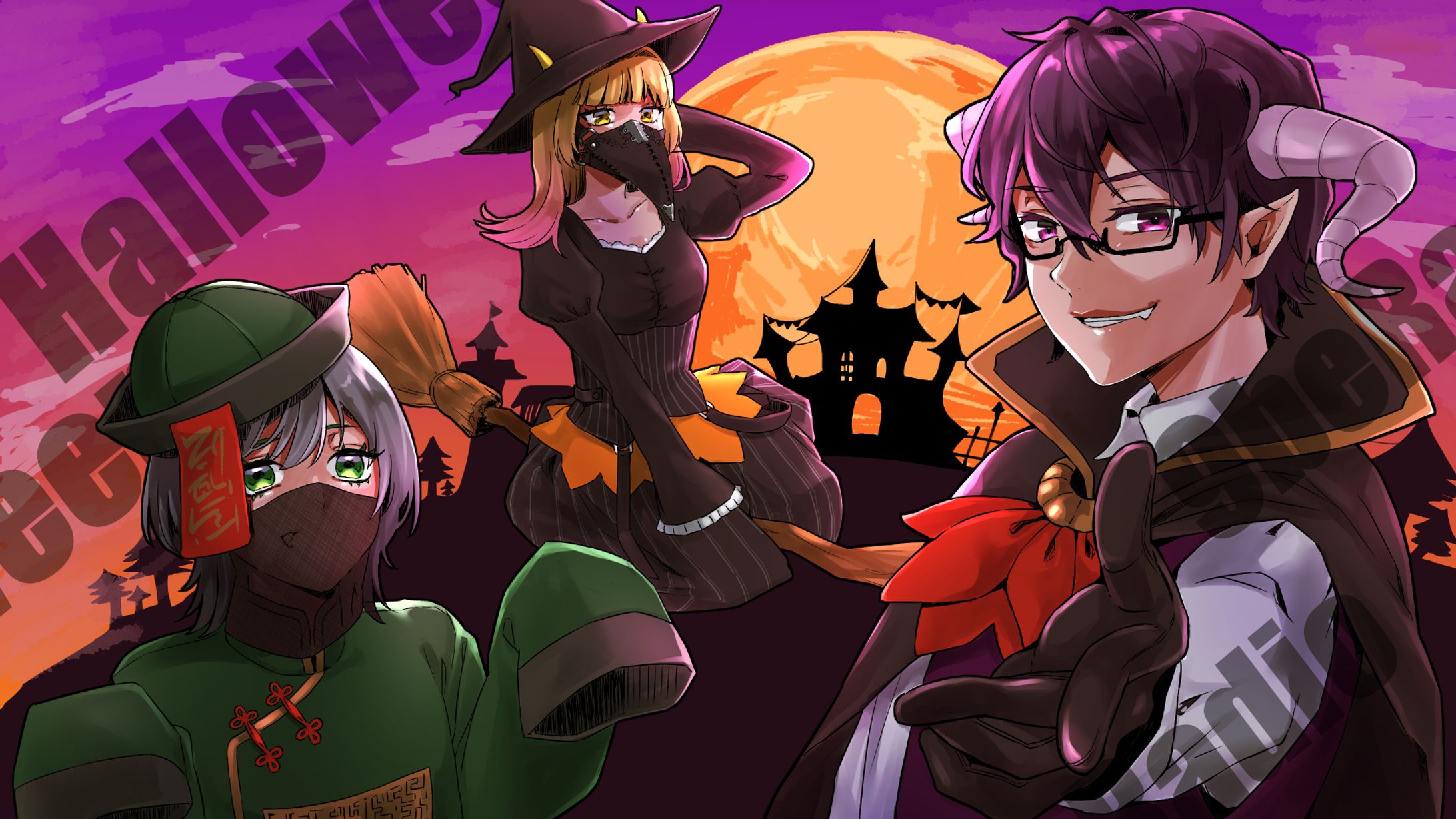 1枚絵ハロウィン-1