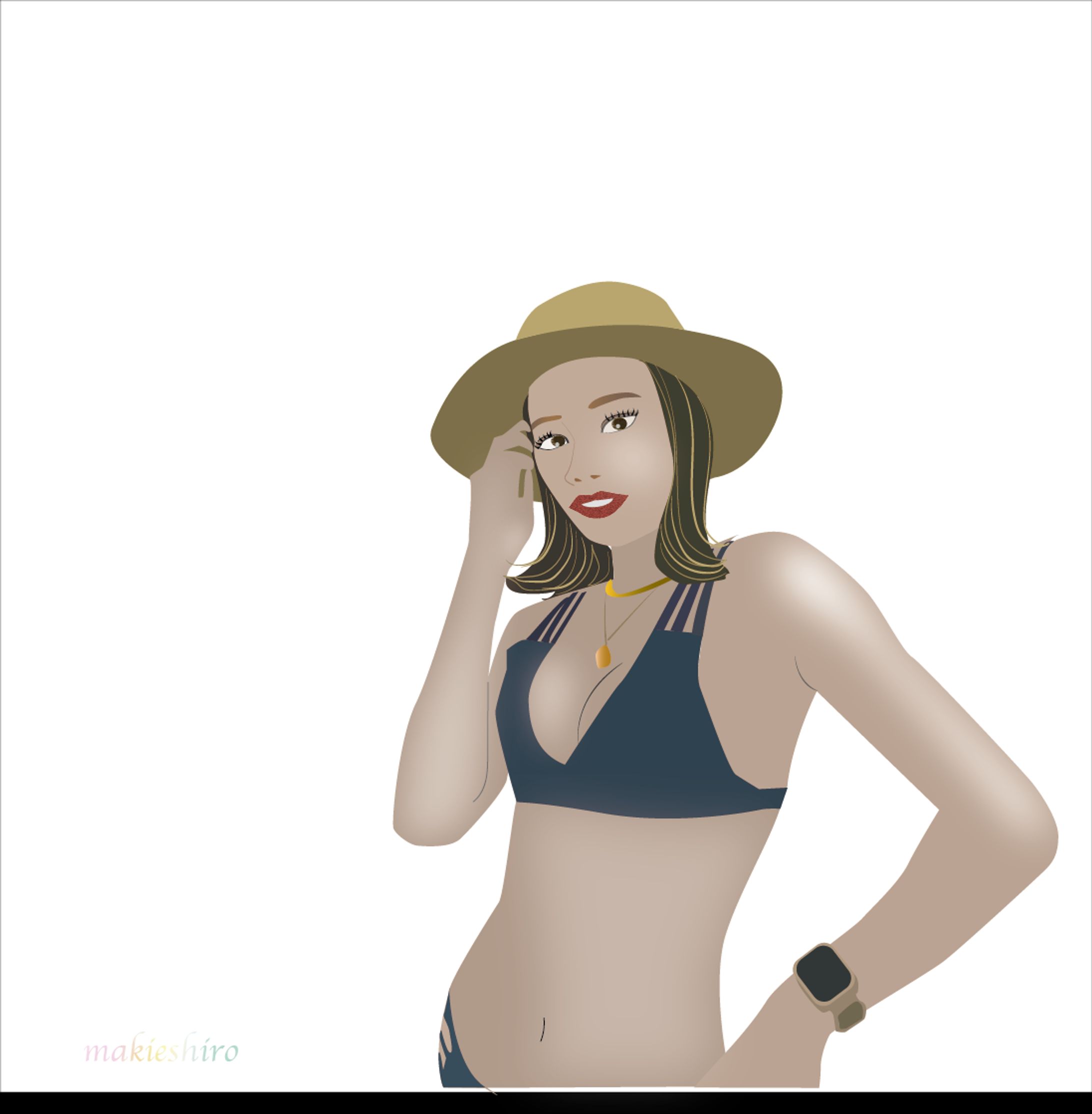【似顔絵イラスト作成】フォロワーさまよりご依頼-1