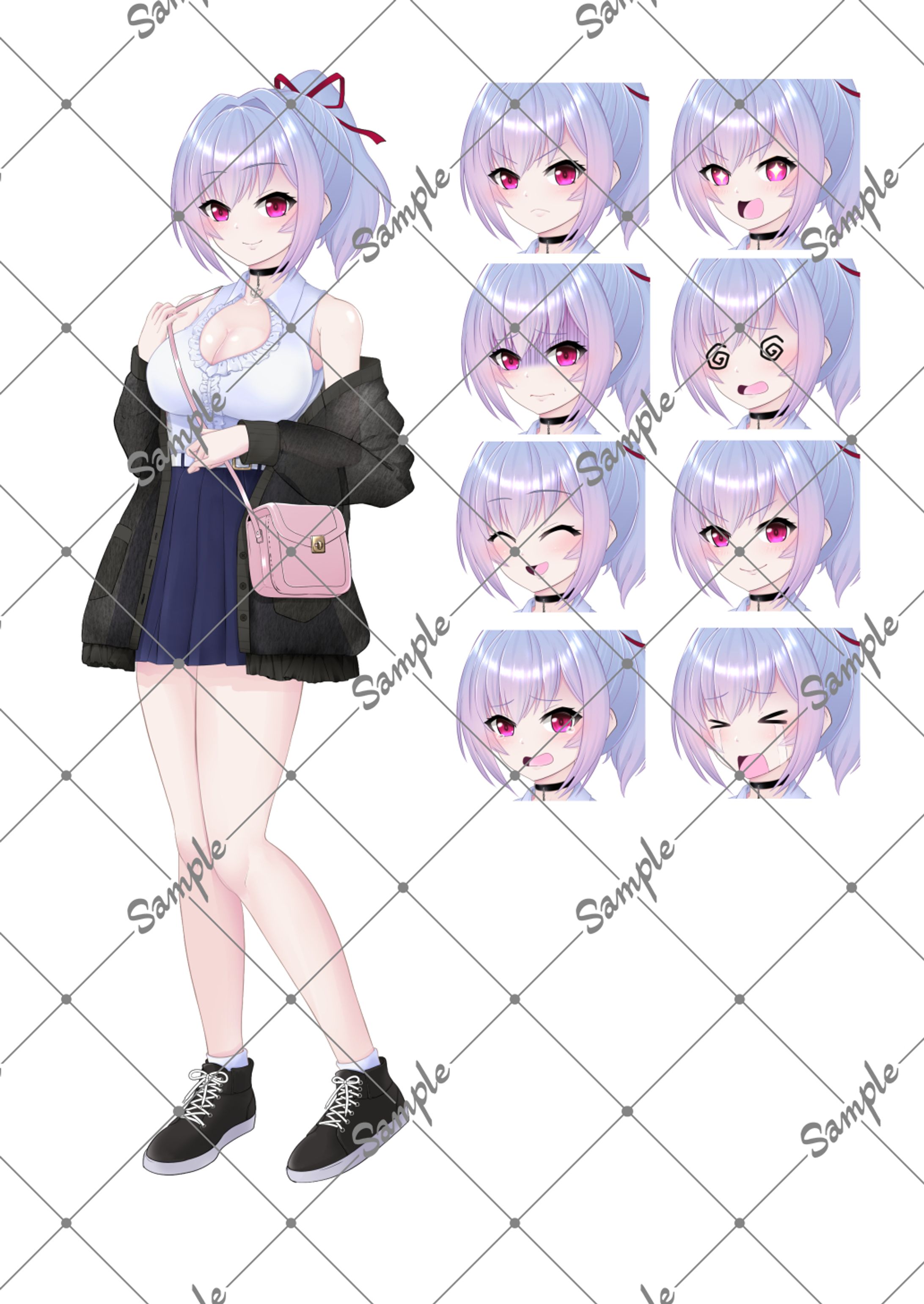 【work】水城ほたる様　Vlog用立ち絵-1