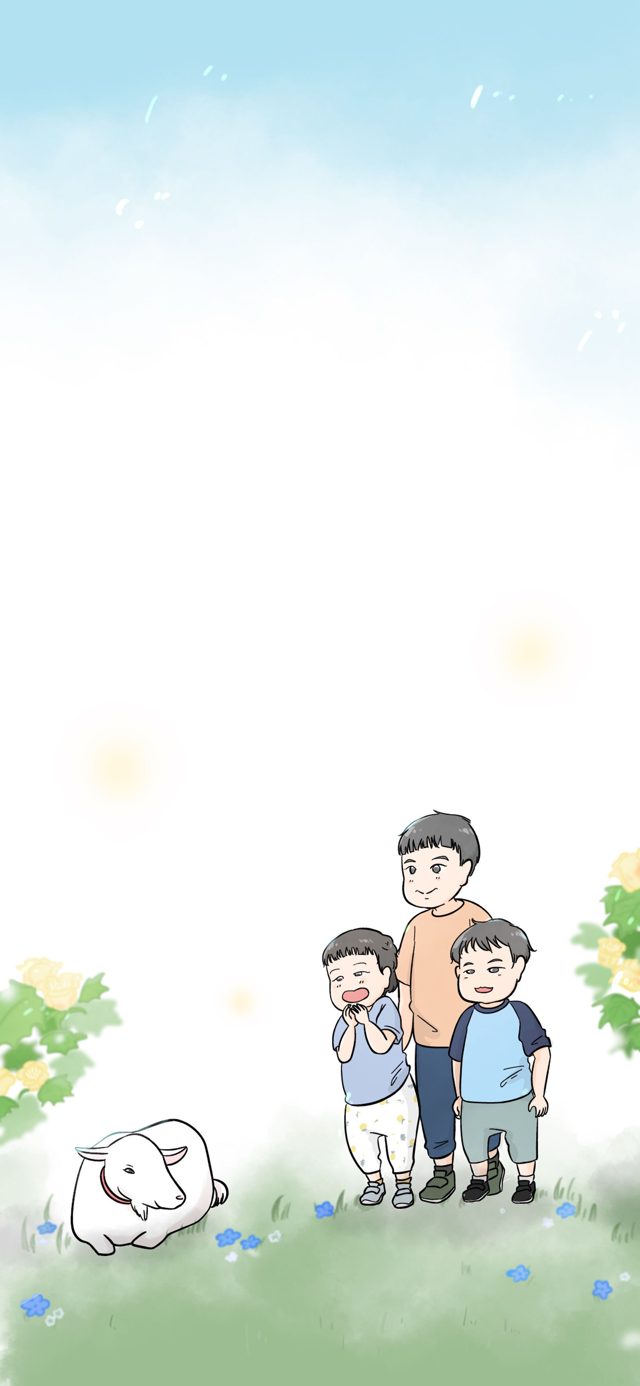 【実績】待ち受け画像(似顔絵)-1