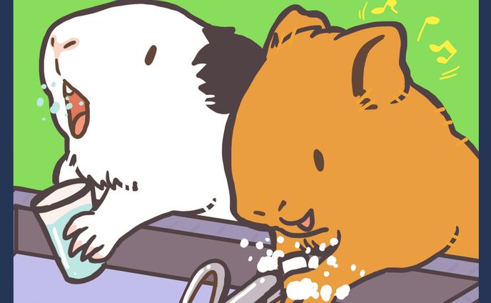 外から帰ったらうがい手洗い