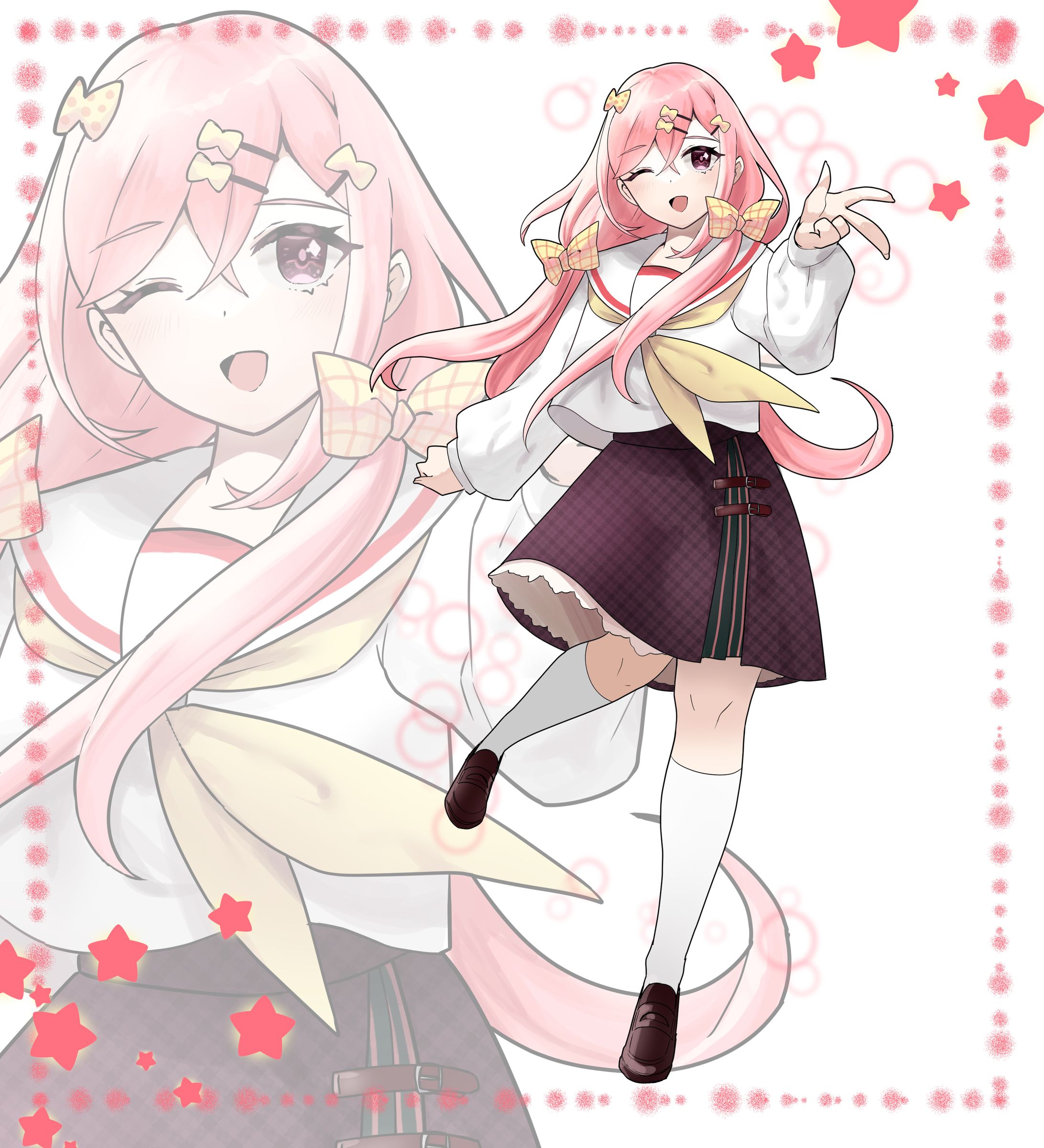 女子学生アイドルキャラクター-1