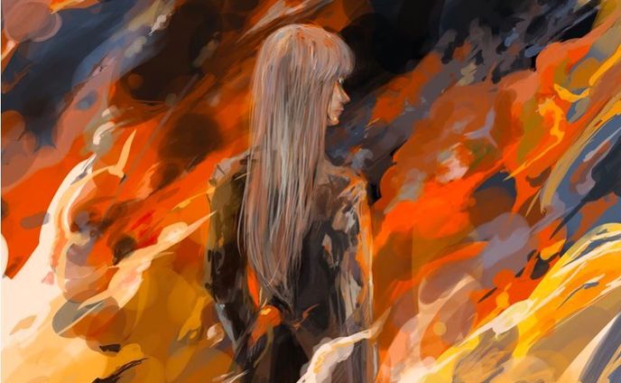 #fantasyart #degitalillustration #illustration #artwork #procreate #人物イラスト #イラスト #炎