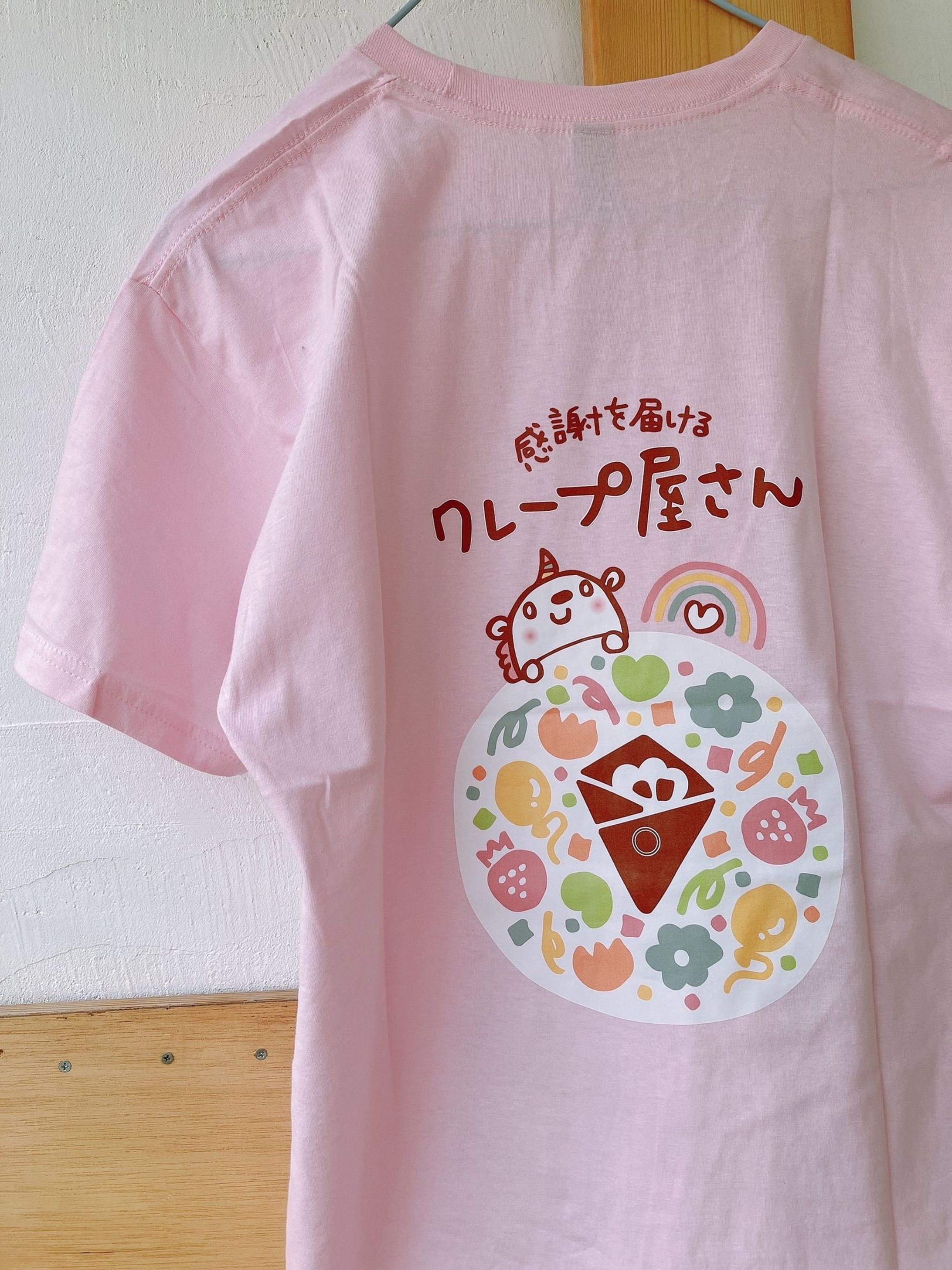 クレープ店様　フェス用Tシャツ背面デザイン-1