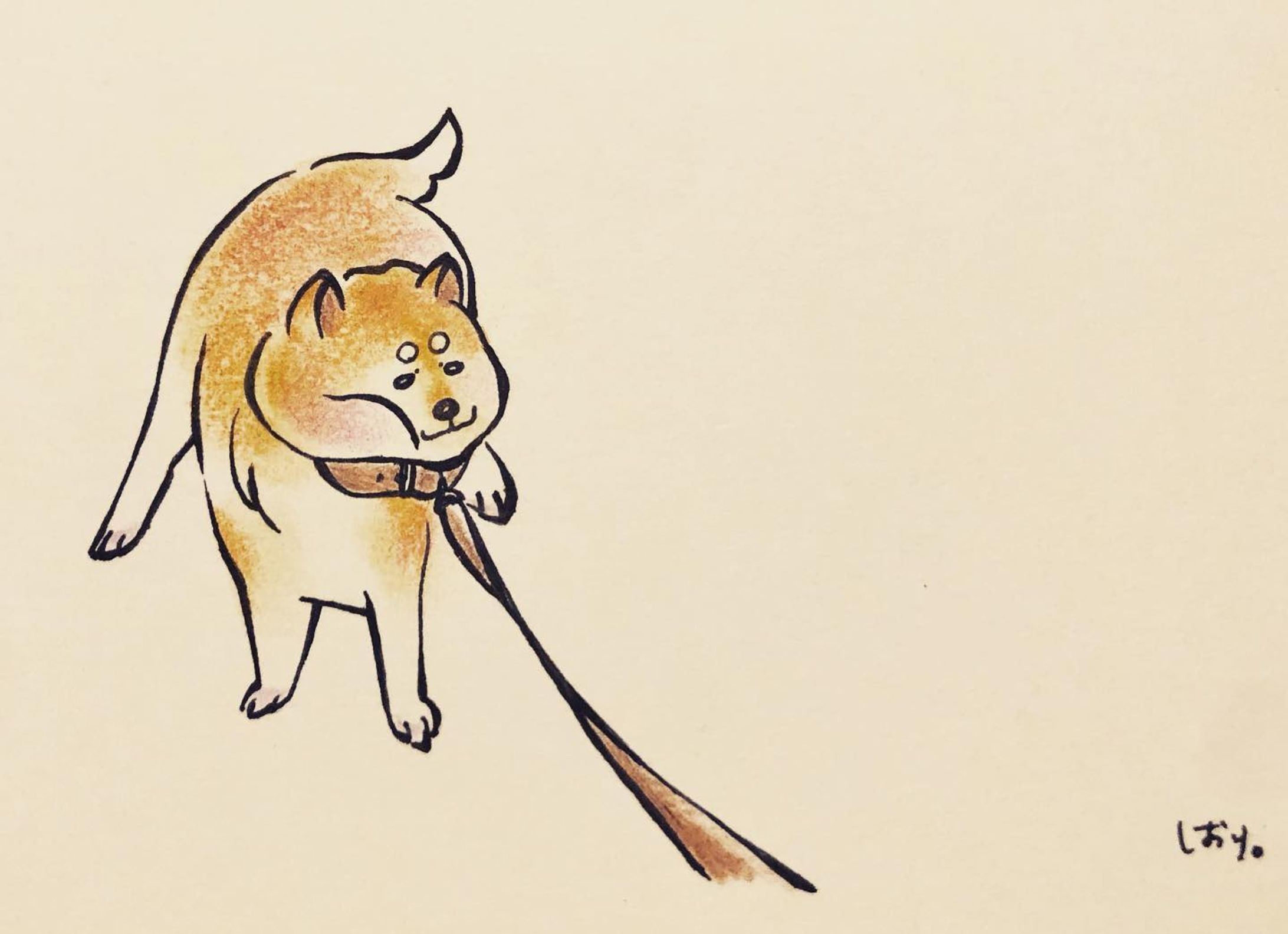 ここにいるよ、ここなのよ

ポストカードサイズのアナログイラストです。柴犬さんあるあるな場面です。
インク、パステル、色鉛筆使用。
同じ作風で デジタルでの制作、納品も可能なので、グッズデザイン等に活用するのもおすすめです！-1