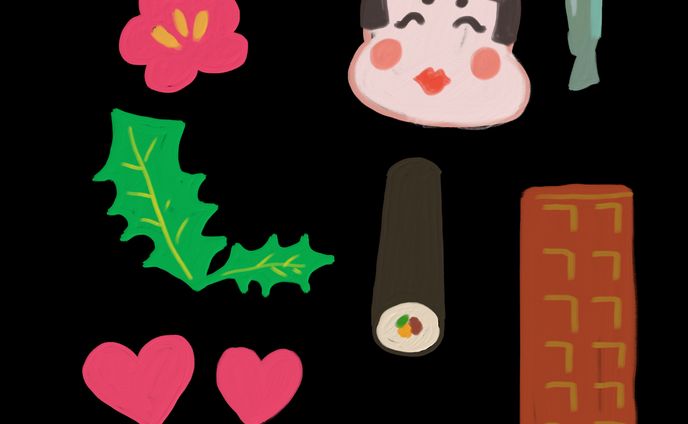 節分のイラストカット