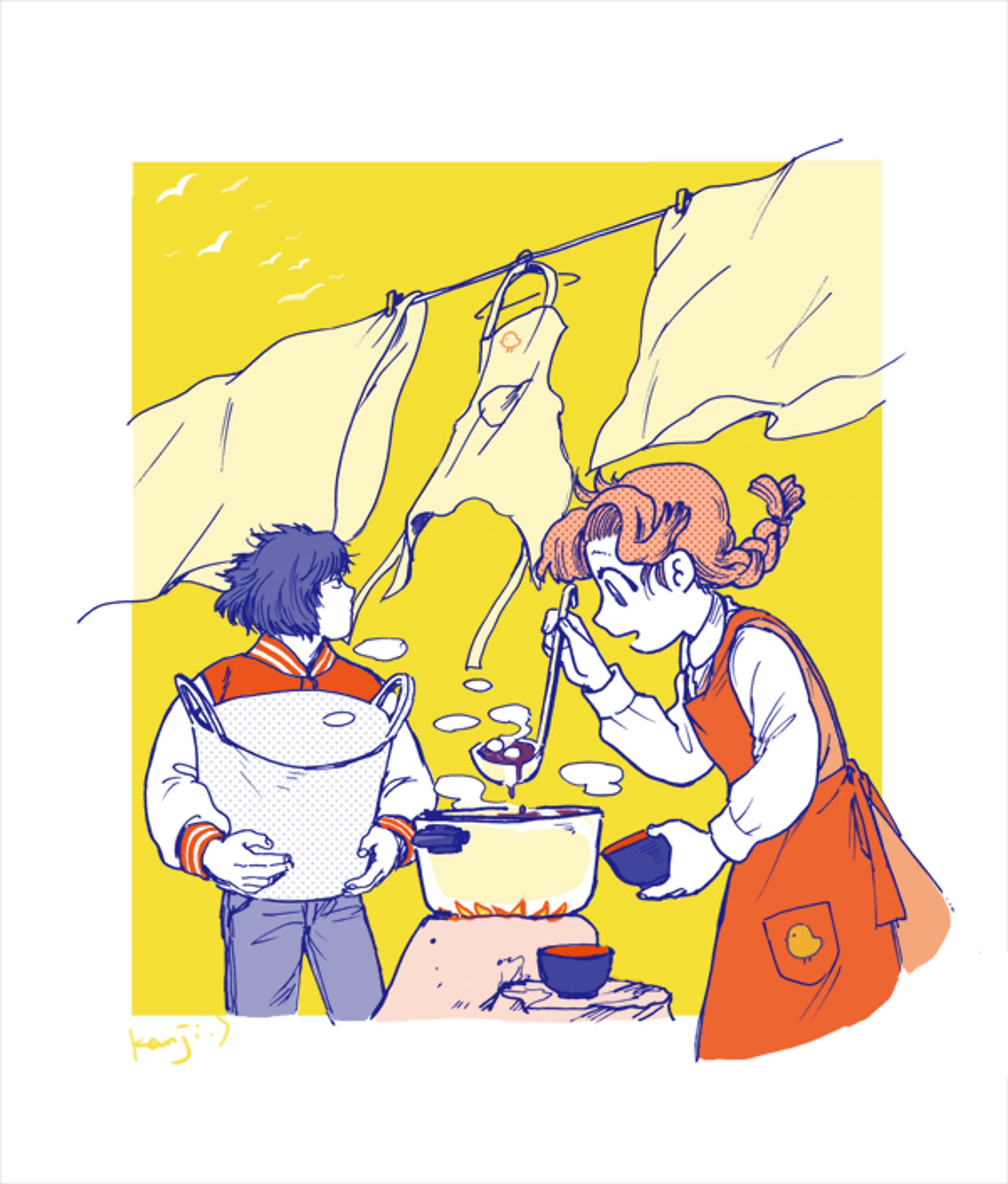 創作/2017年寒中見舞い-1
