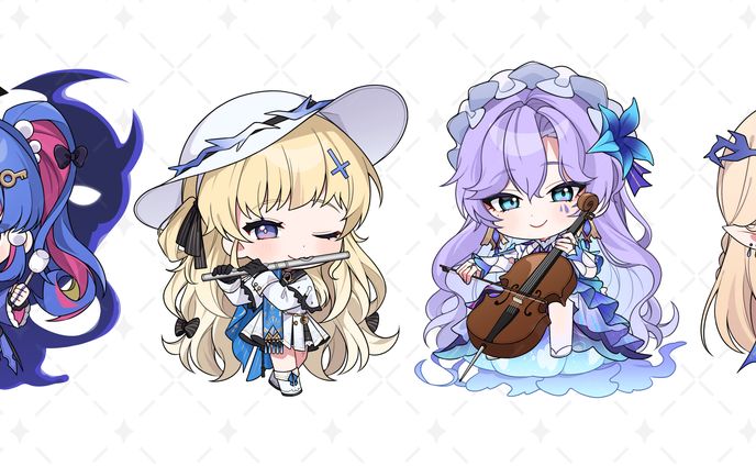 【お仕事】鳴潮 SDイラスト
