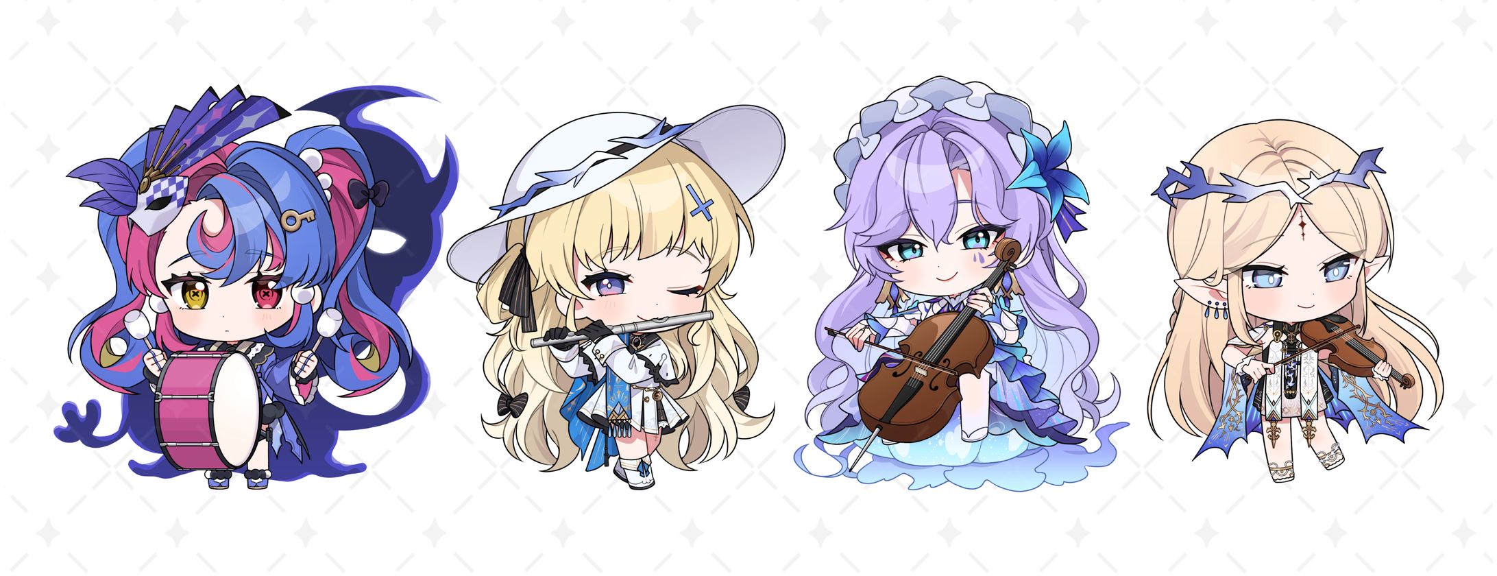 【お仕事】鳴潮 SDイラスト-1