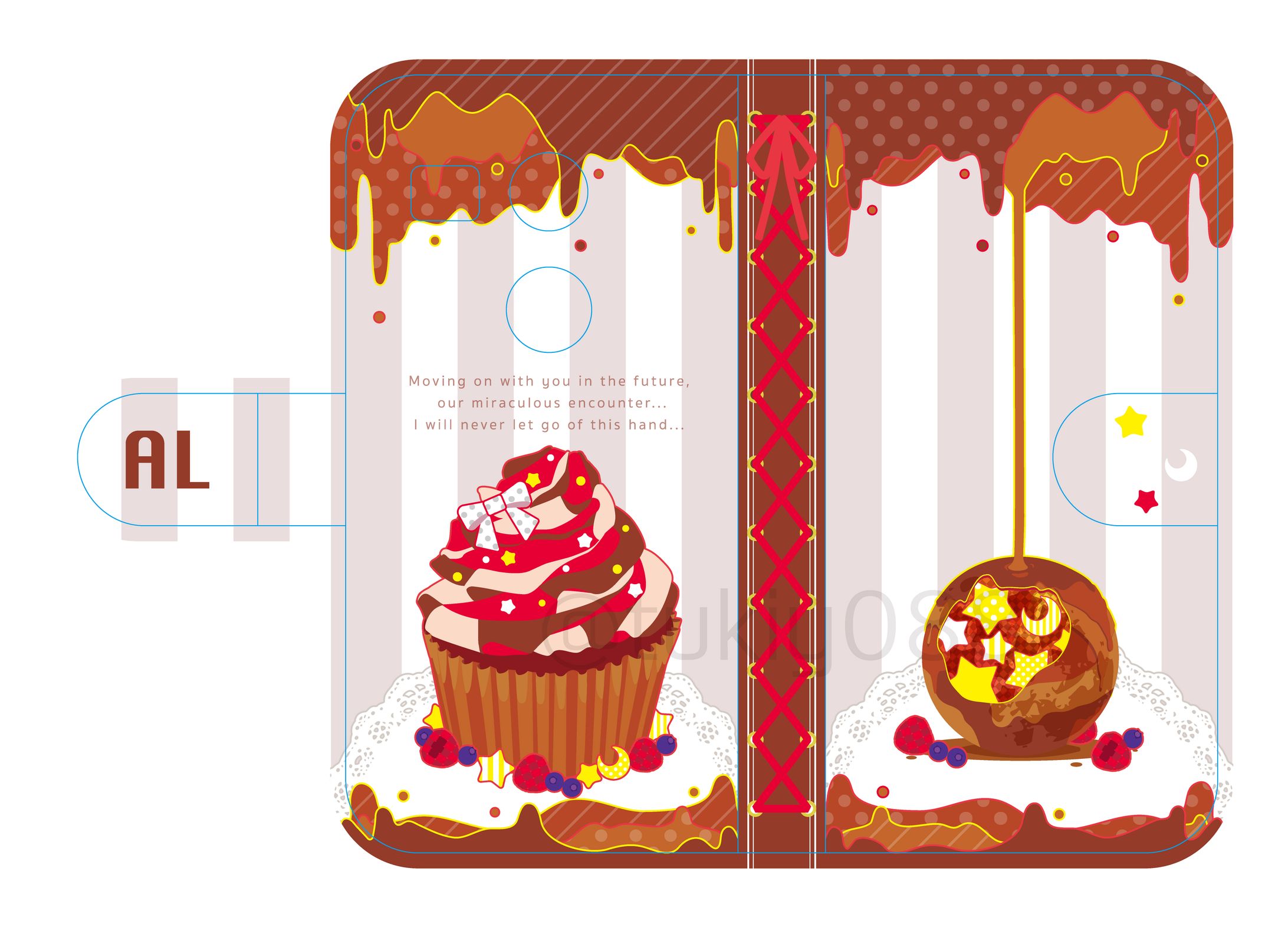 手帳型スマホカバー-1