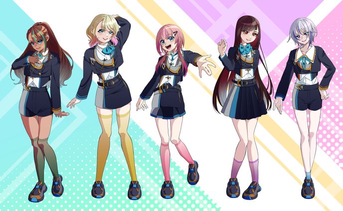 【コンペ】絆のアリル×AMG×KEIVIイラストコンテスト 制服デザイン部門 応募作品