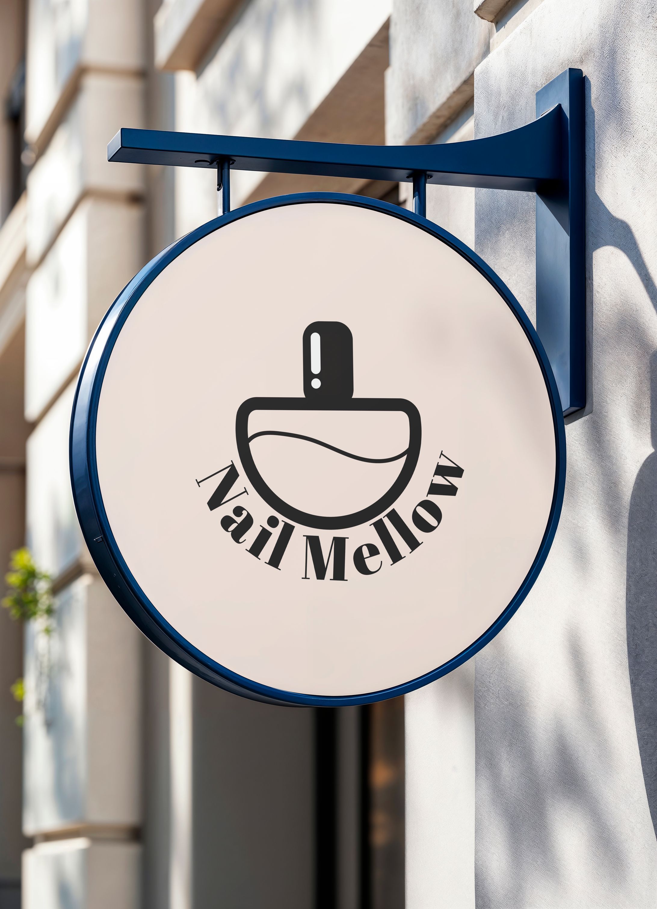 ネイルサロンロゴ（自主制作）　モックアップ-1