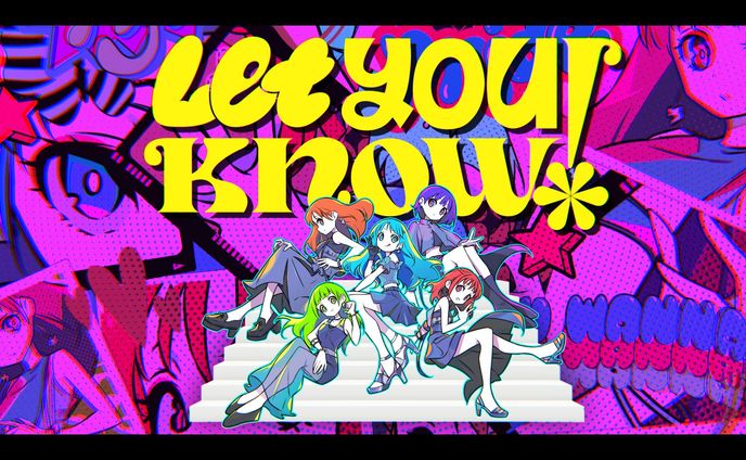 i☆Ris 『Let you know! 』MV リリックデザイン