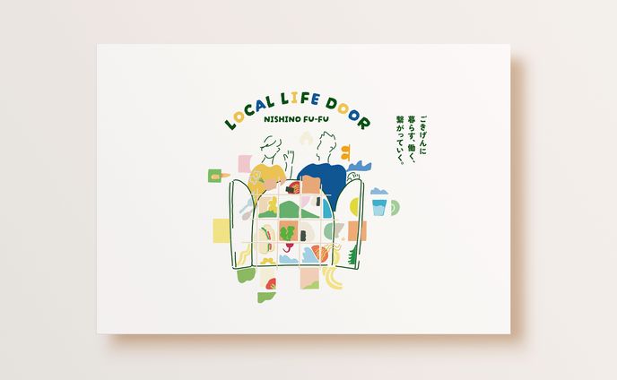 【にしの夫婦】世界観規定、キービジュアル