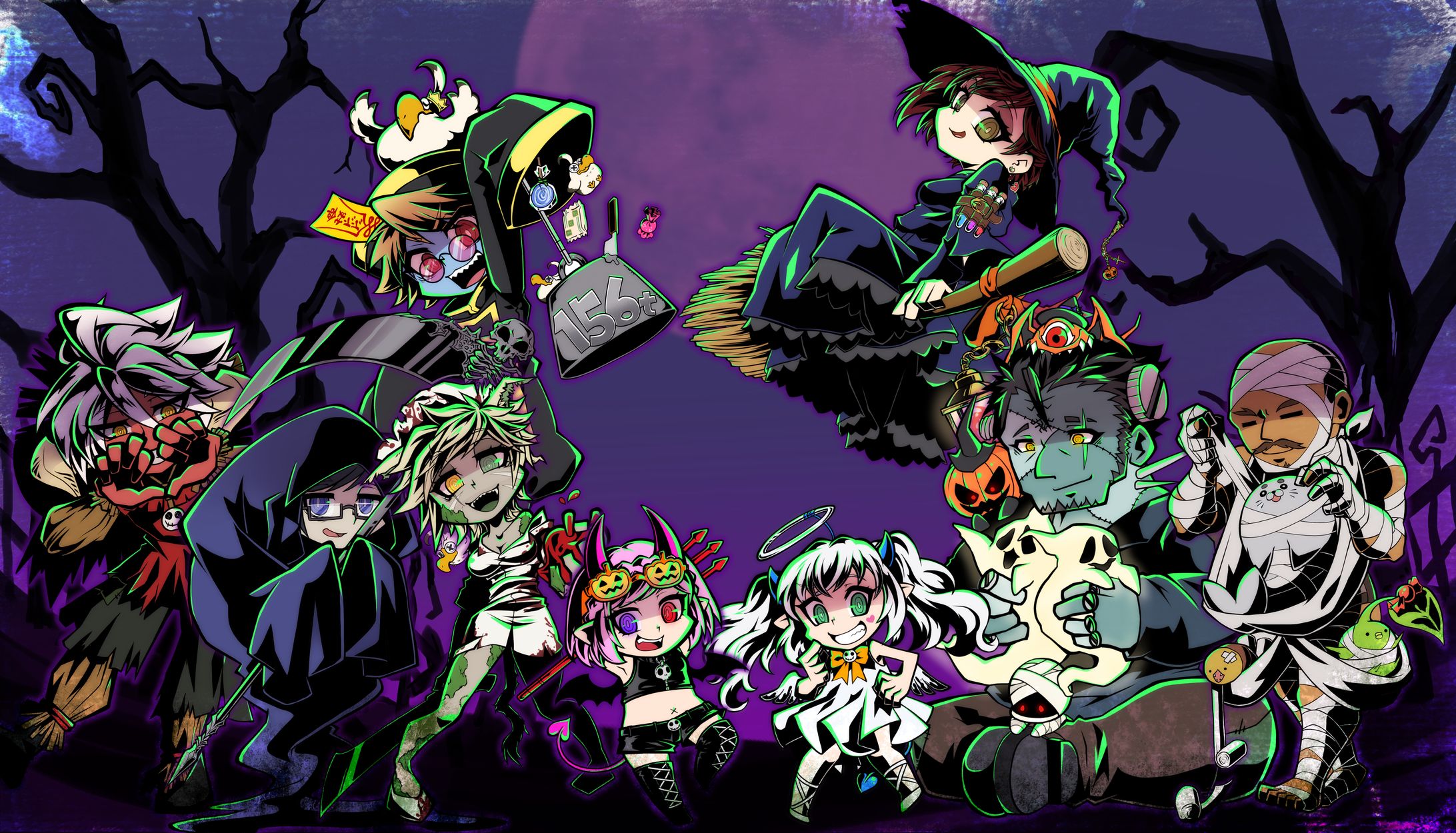ハロウィンイラスト-1
