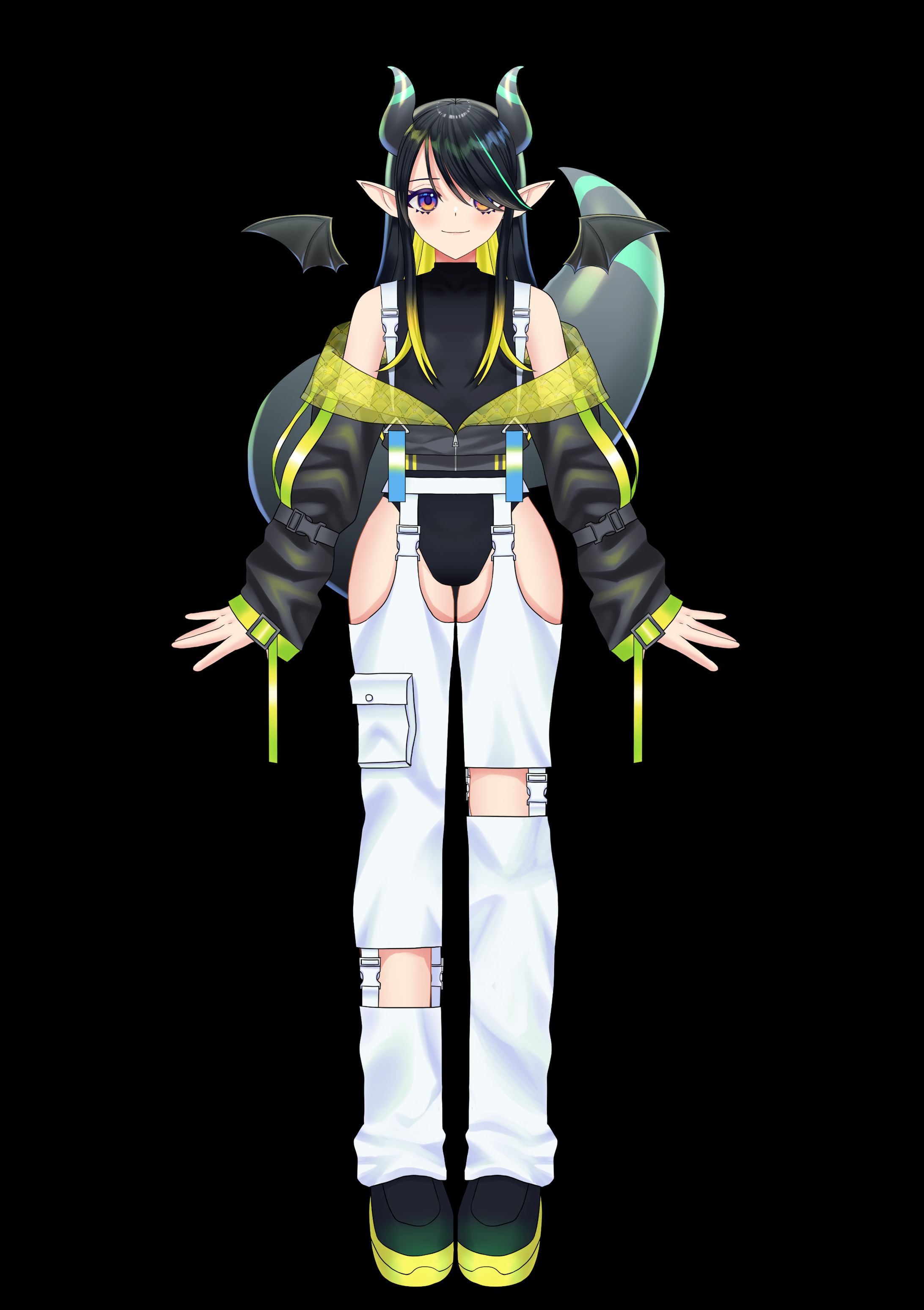 【実績紹介】天竜ラン様立ち絵【Vtuber】-1