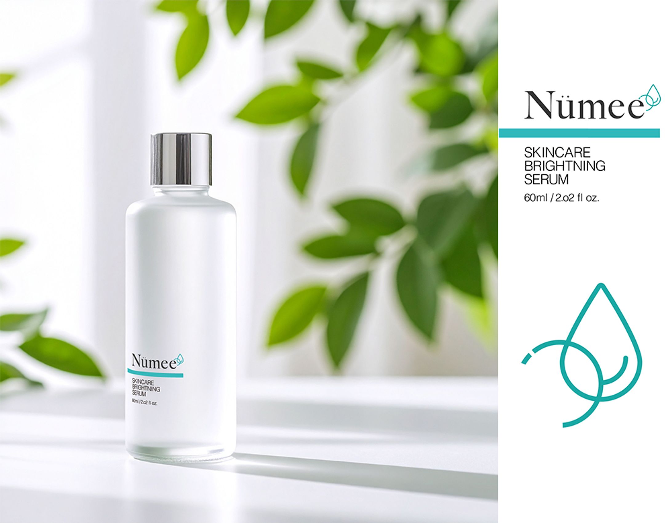 自主制作：化粧水パッケージデザイン 20代向け Nümee-1