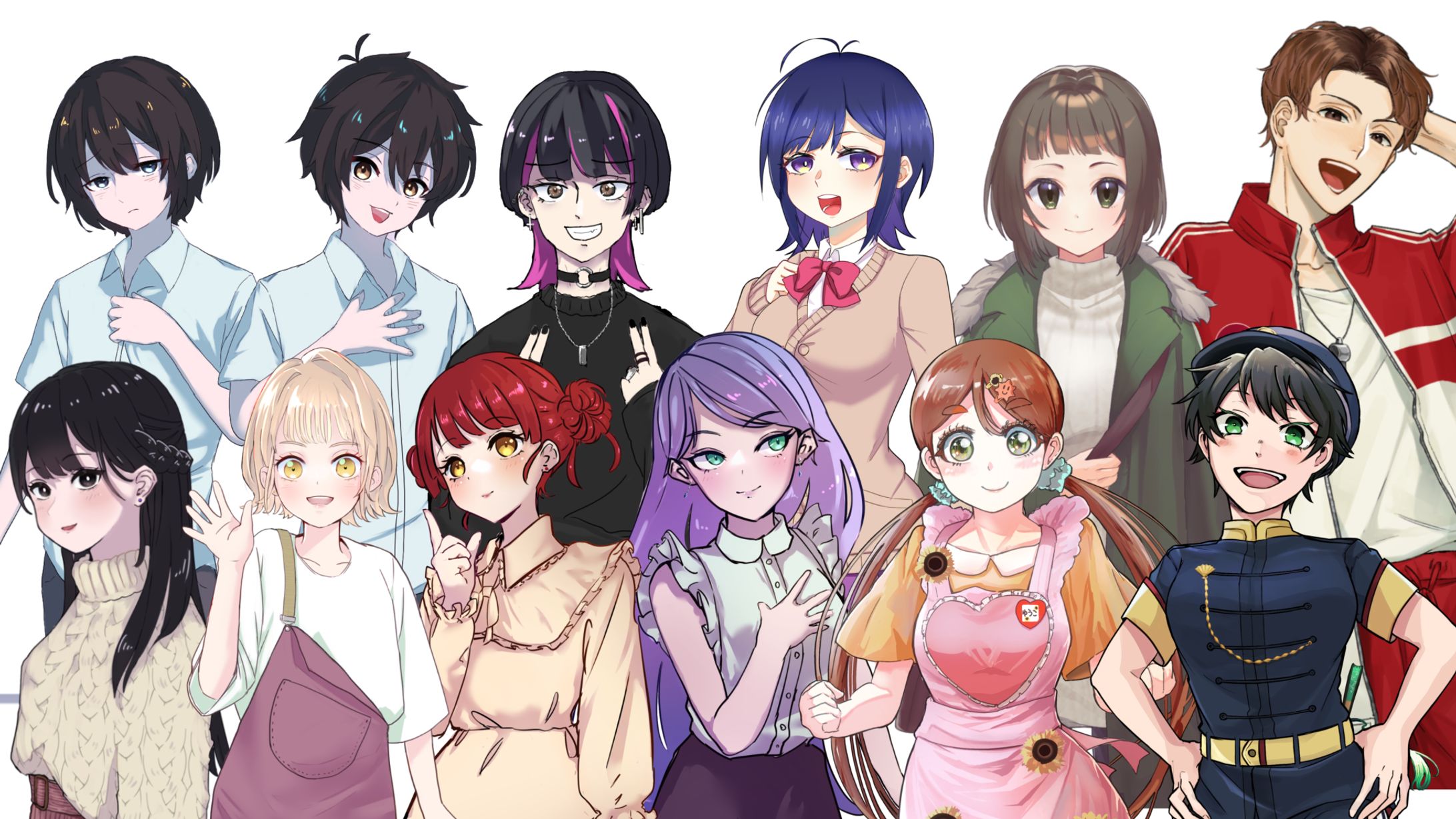 描いていただいたTRPG立ち絵イラスト-1