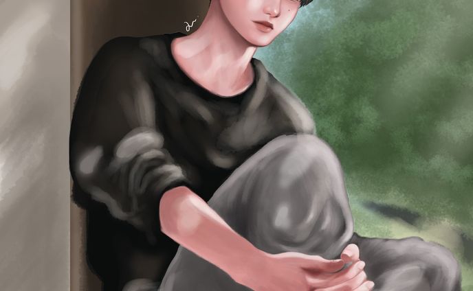 服は諦めたんで残念な結果になりましたが
顔面と首と手あたりは理想通りとなりますた。

はい、戸土優大くんです。トドくんと呼びます。
これからトドくんたくさん描いていきますねｯ！！
（もう二度と同じクオリティで描けへん）

誰かの癖に刺激を与えられますように…ｯ！！

#創作男子 
#イラスト
#drawing 
#originalcharacter 
#オリキャラ 
#推してください 
#マッシュ男子 
#illustration