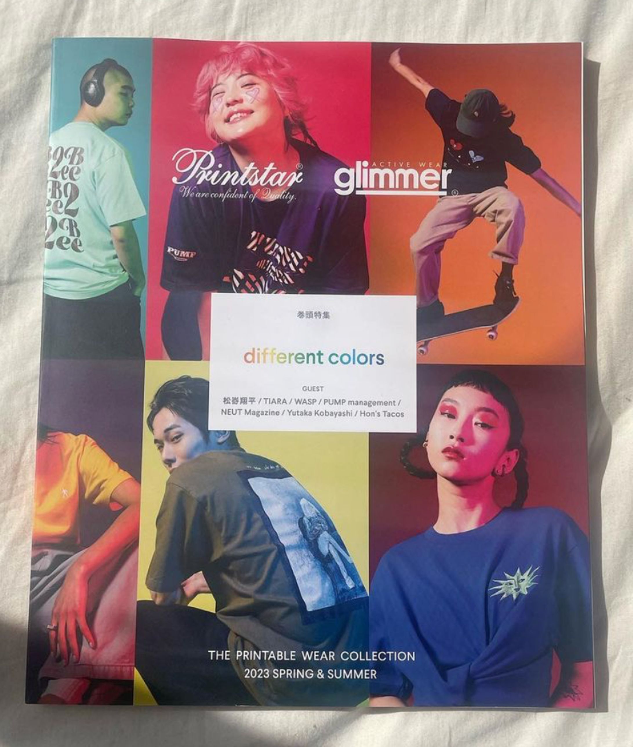 プリンタブルウェアブランド「Printstar @printstar_official 」「glimmer @glimmer_toms 」の最新カタログ『THE PRINTABLE WEAR COLLECTION 2023 SPRING & SUMMER』-1
