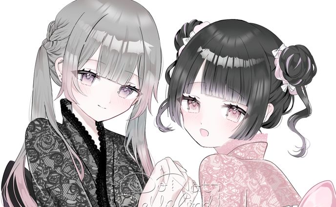 【お仕事】ペア画イラスト