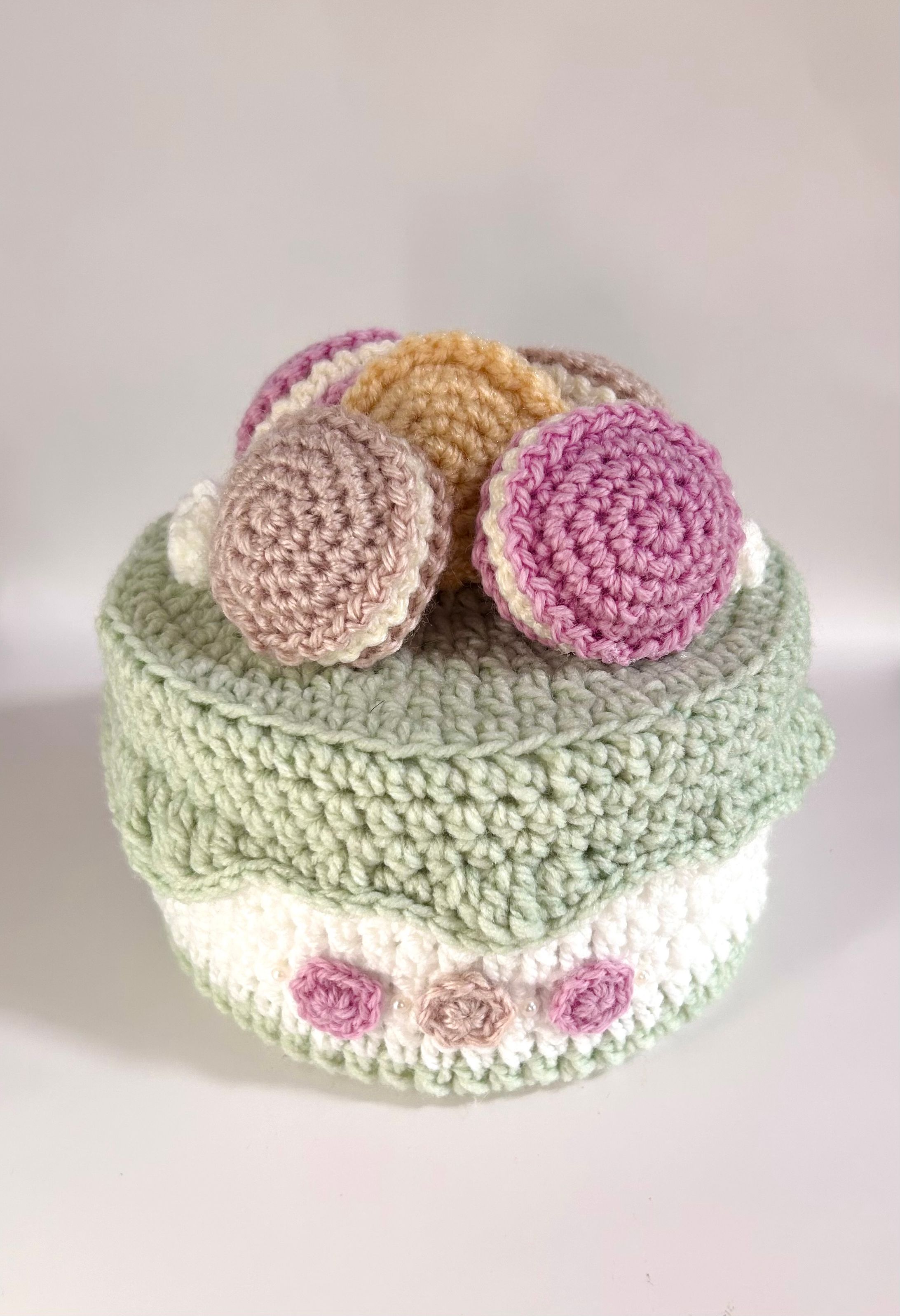 マカロンケーキの小物入れ-1