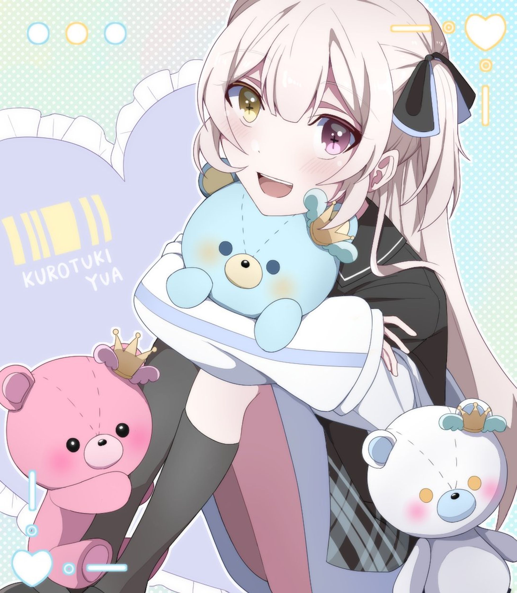 企画イラスト　vtuber黒月ゆあさん-1