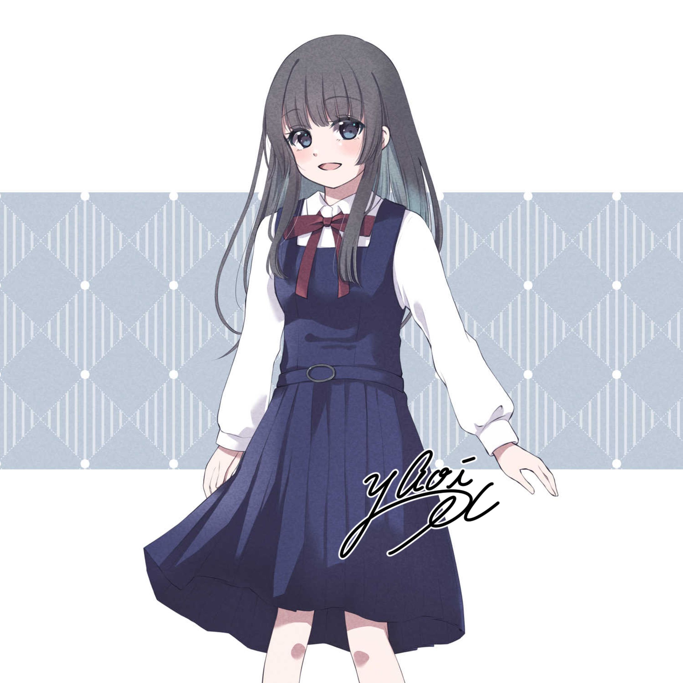 半身イラスト-1