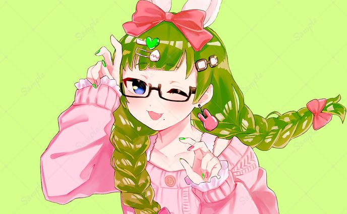 だし巻き美味し　バニー　歌ってみた　イラスト