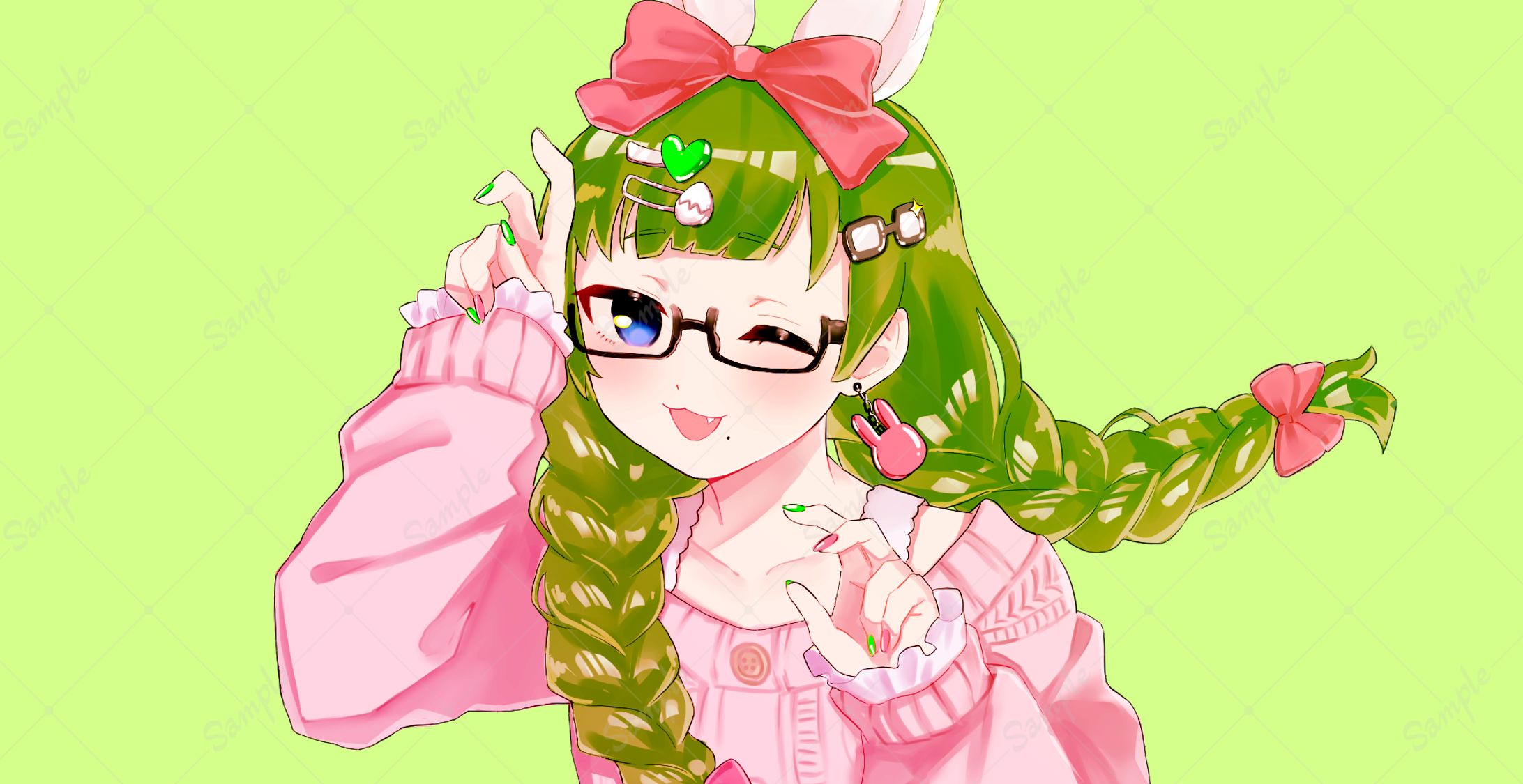 だし巻き美味し　バニー　歌ってみた　イラスト-1