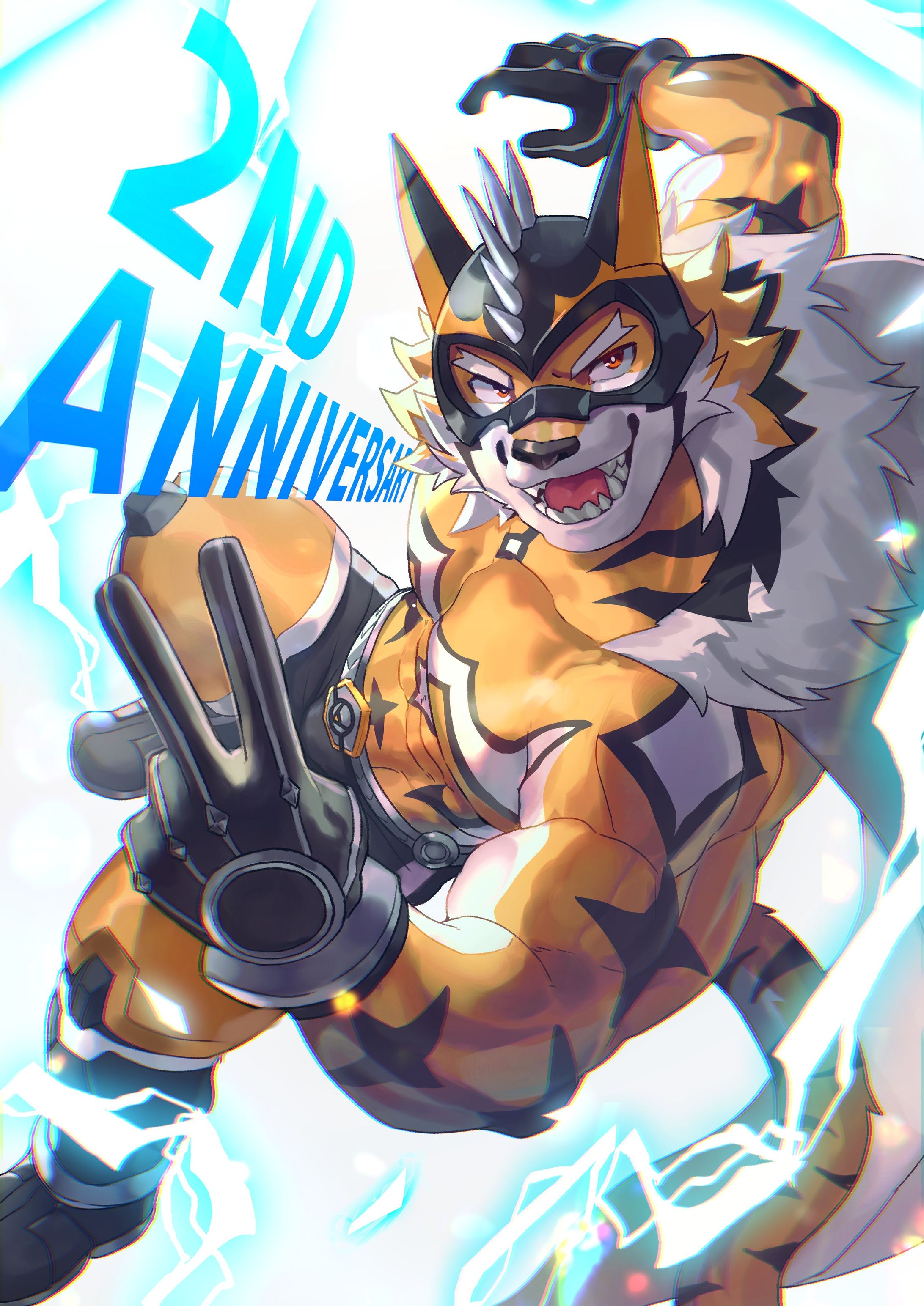 【二次創作】2周年イラスト-1
