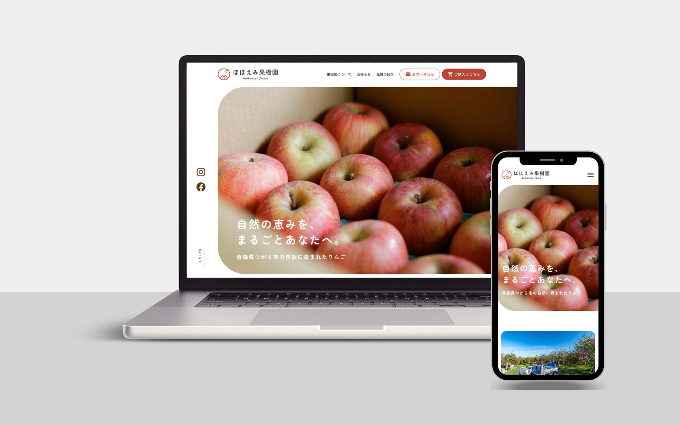 【コーポレートサイト】ほほえみ果樹園-1