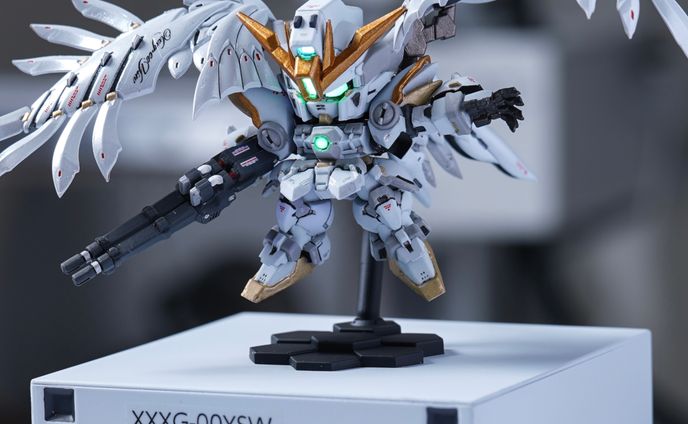 スペリオルディファイン　ウイングガンダム　スノーホワイト
