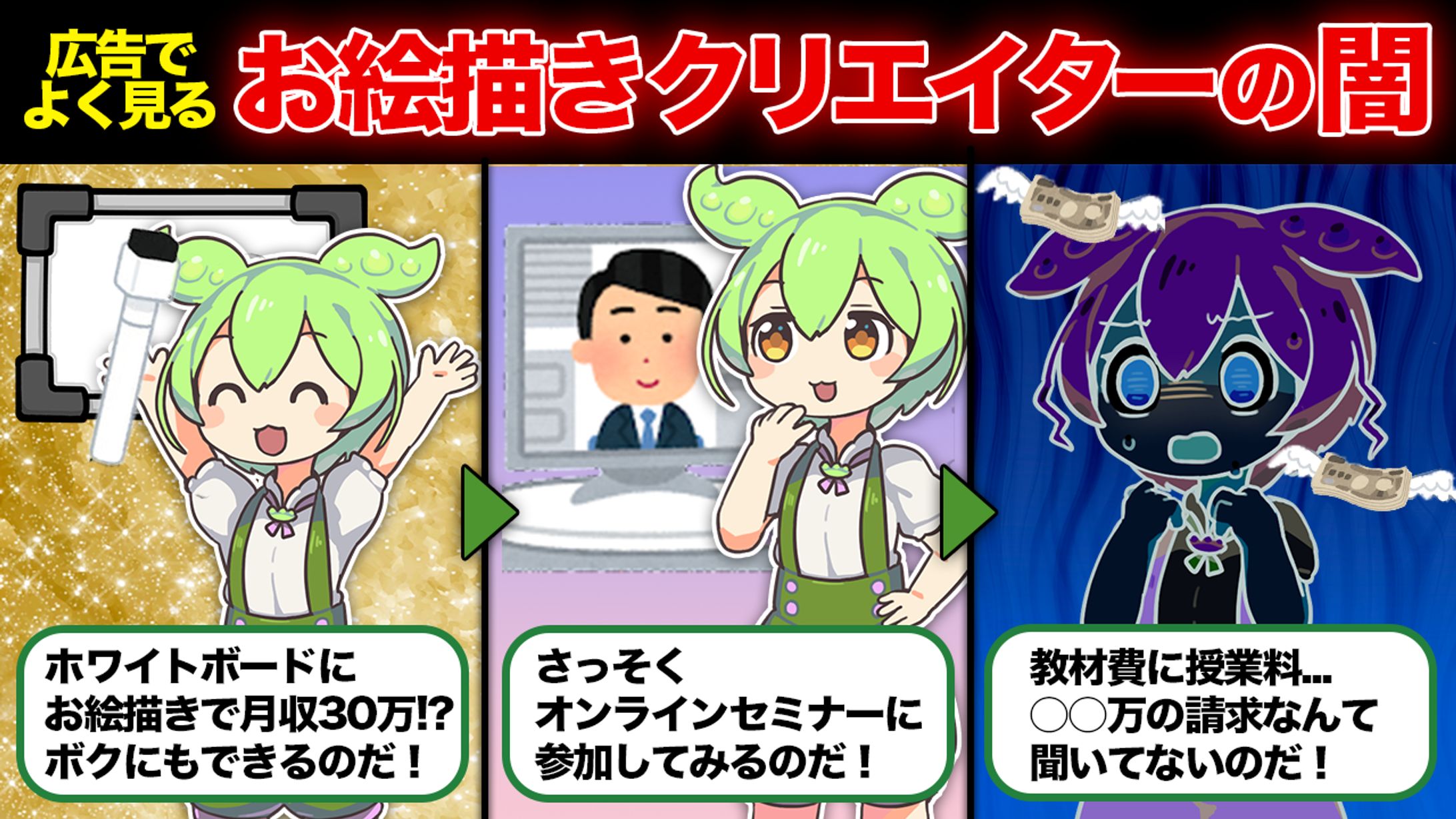 【ずんだもん】YouTubeサムネイル-1