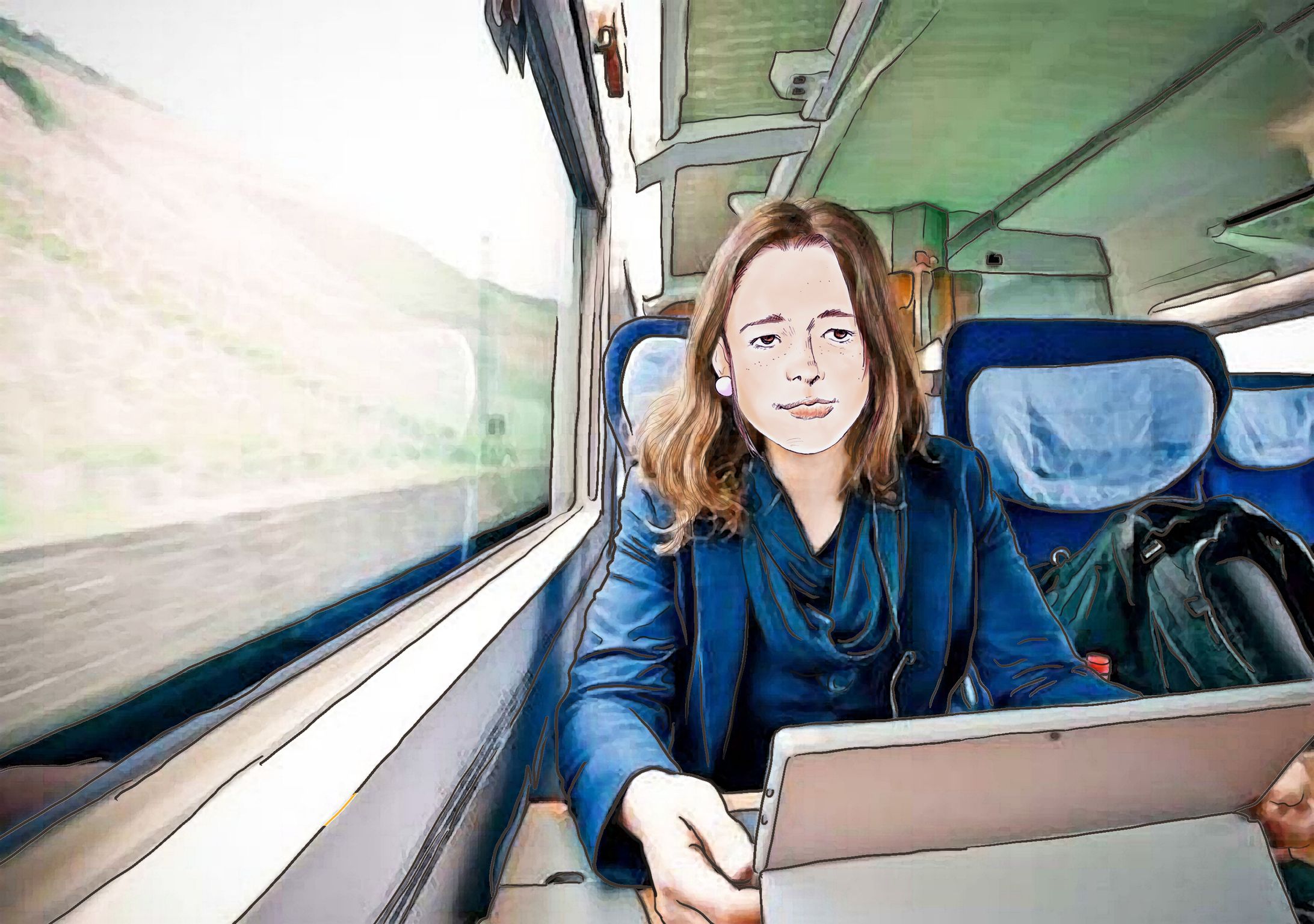 Travelling girl-1