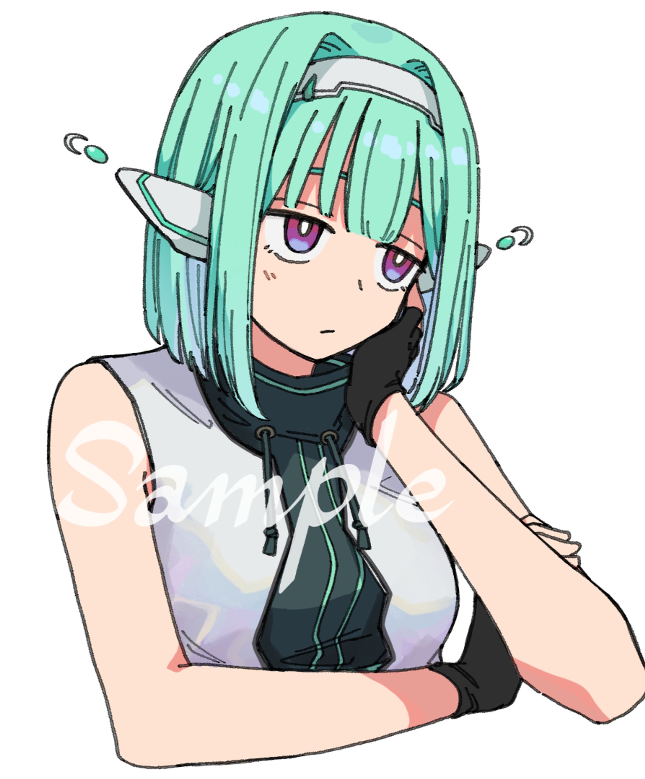 【Works】Vtuber/天楠シノア様【配信サムネイル用イラスト担当】-1