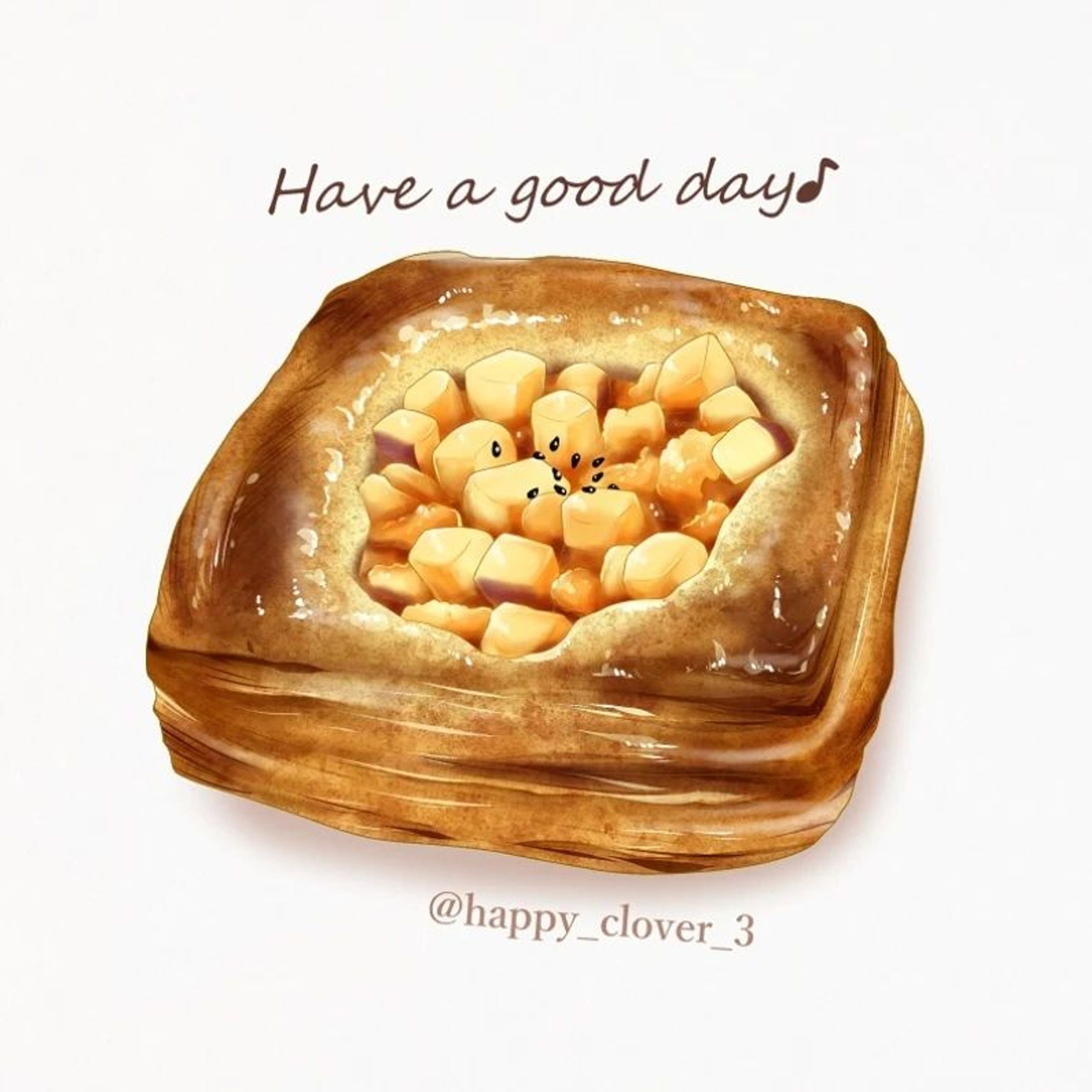 さつまいもデニッシュ♪

#さつまいもデニッシュ　#さつまいもパン　#デニッシュ　#パン　#イラスト　#食べ物イラスト　#フードイラスト　#おさつパン　#おさつデニッシュ　#bread　#sweetpotato　#sweetpotatobread　#danish　#foodillust　#foodillustration　#foodieart　#artwork-1