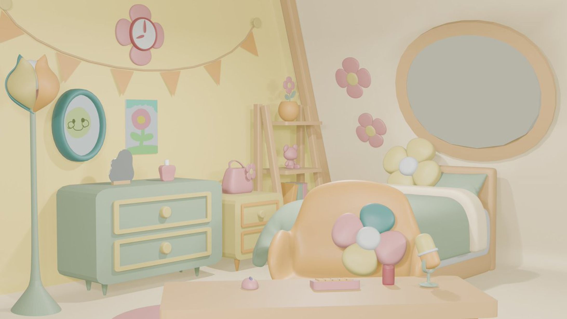 レトロと花の配信Room-1