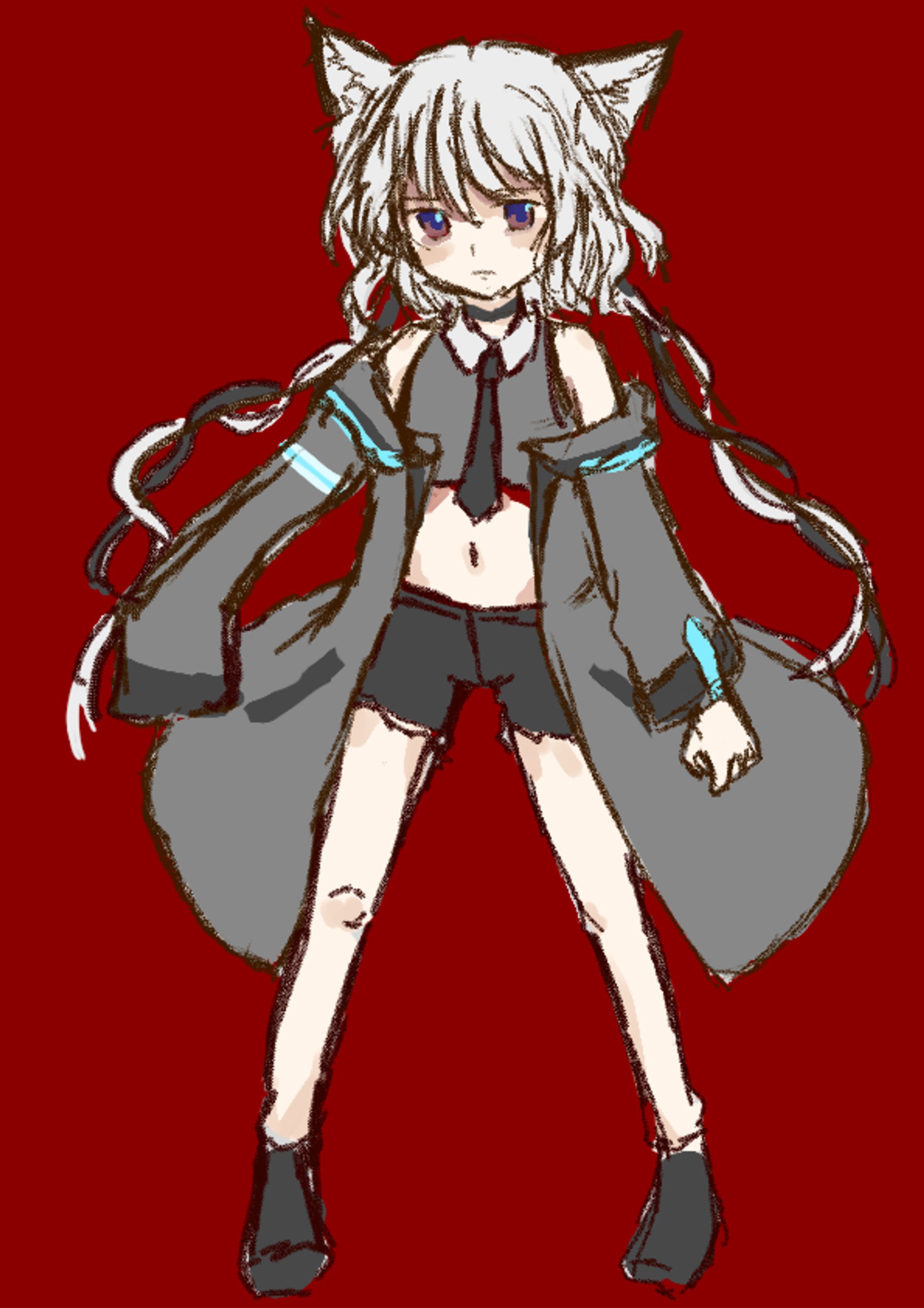 猫耳娘TRPG立ち絵 CoC void-1
