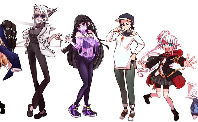 イラスト作成、タイトルロゴ