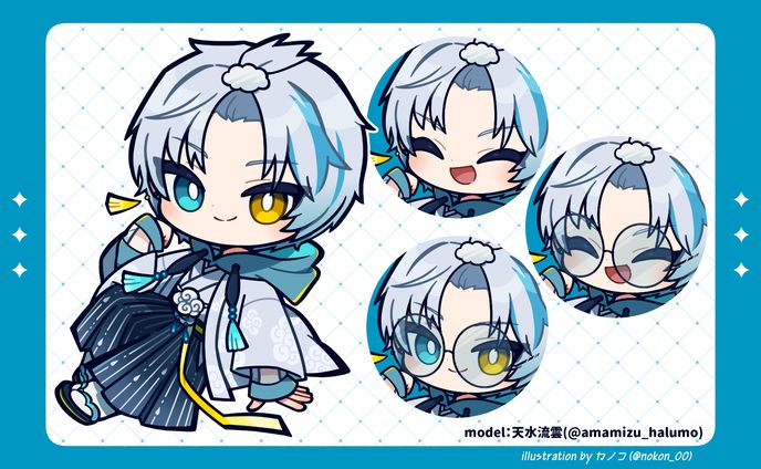 【works】株式会社V.I DELTA ORGANIZATION様ミニキャライラスト