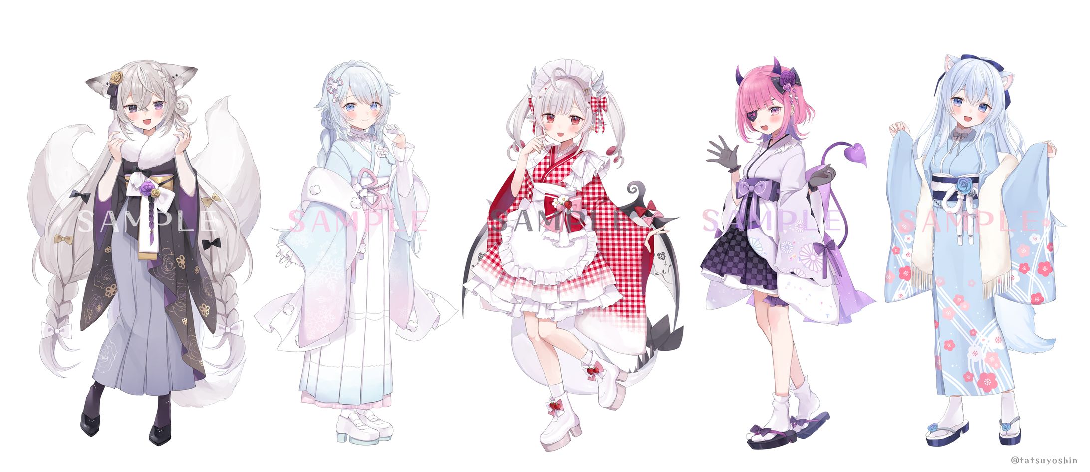 めろふぃにてぃ様　配信＆グッズ用立ち絵-1