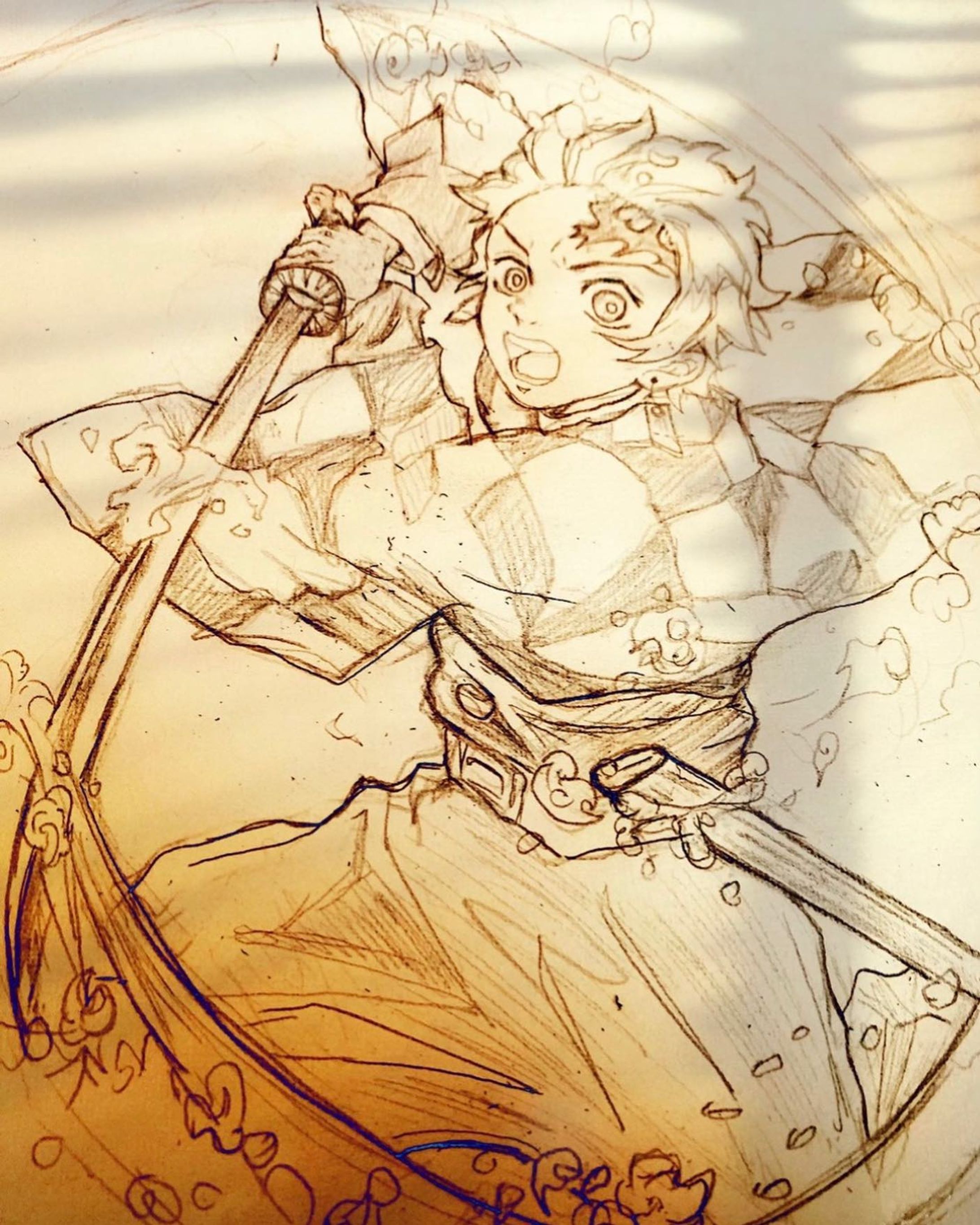 #鬼滅の刃#炭治郎#イラスト#模写-1