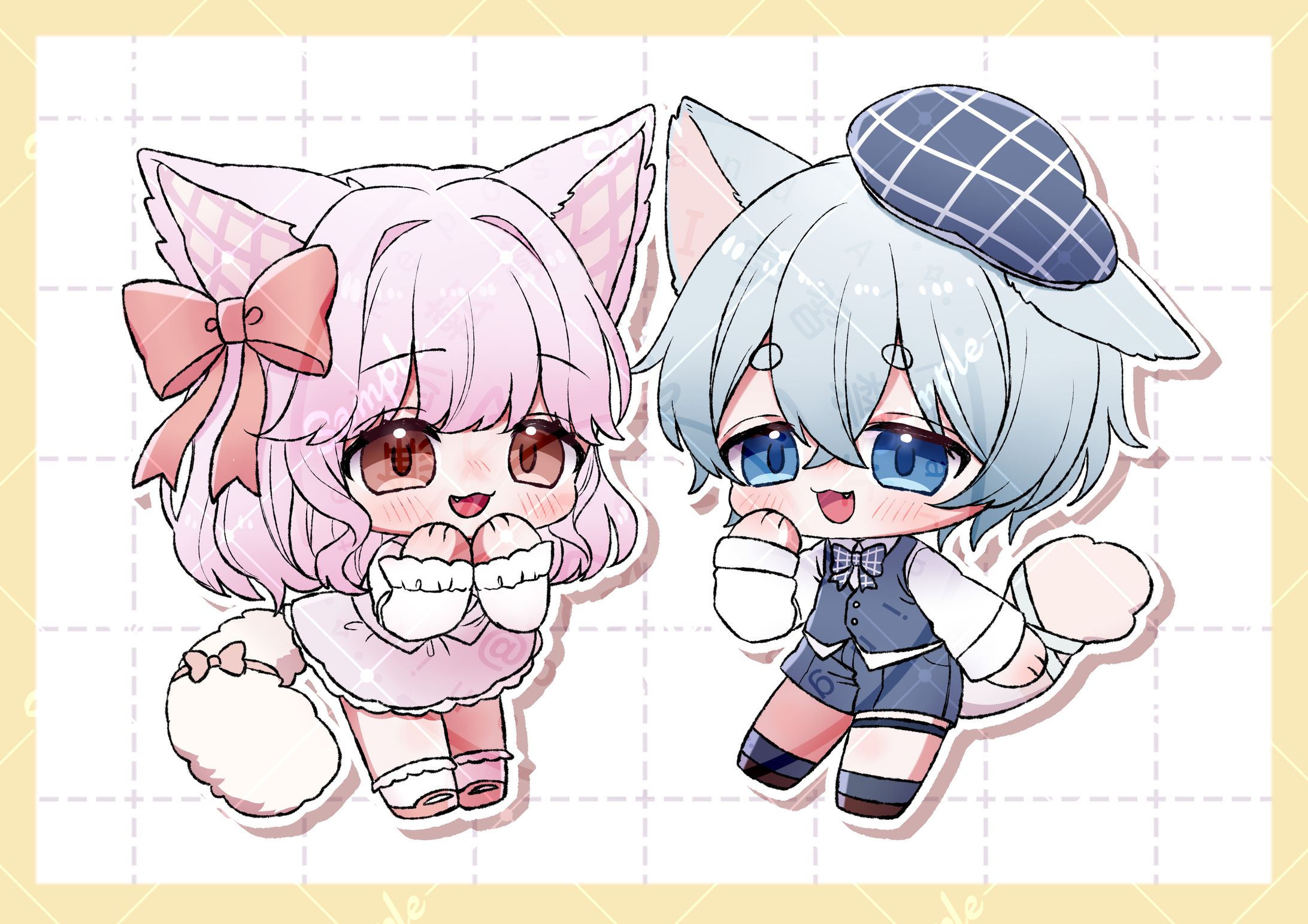 【お仕事】ラフミニキャラ-1