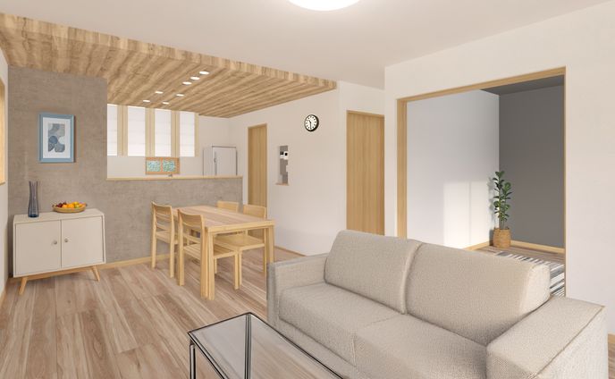 【バーチャルステージング】分譲地内観