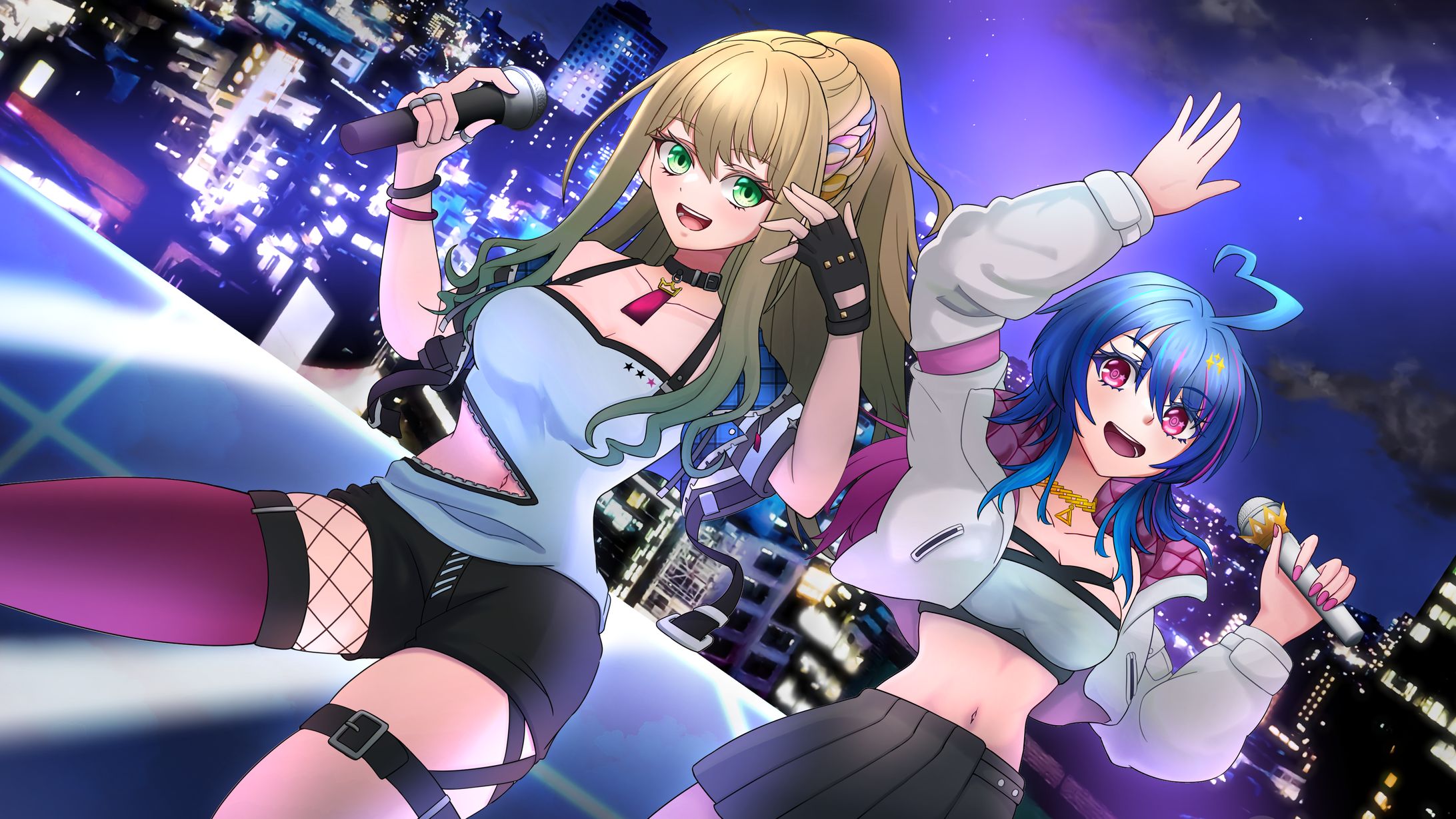 Skeb　VSinger松永依織さんとMaiRさん-1