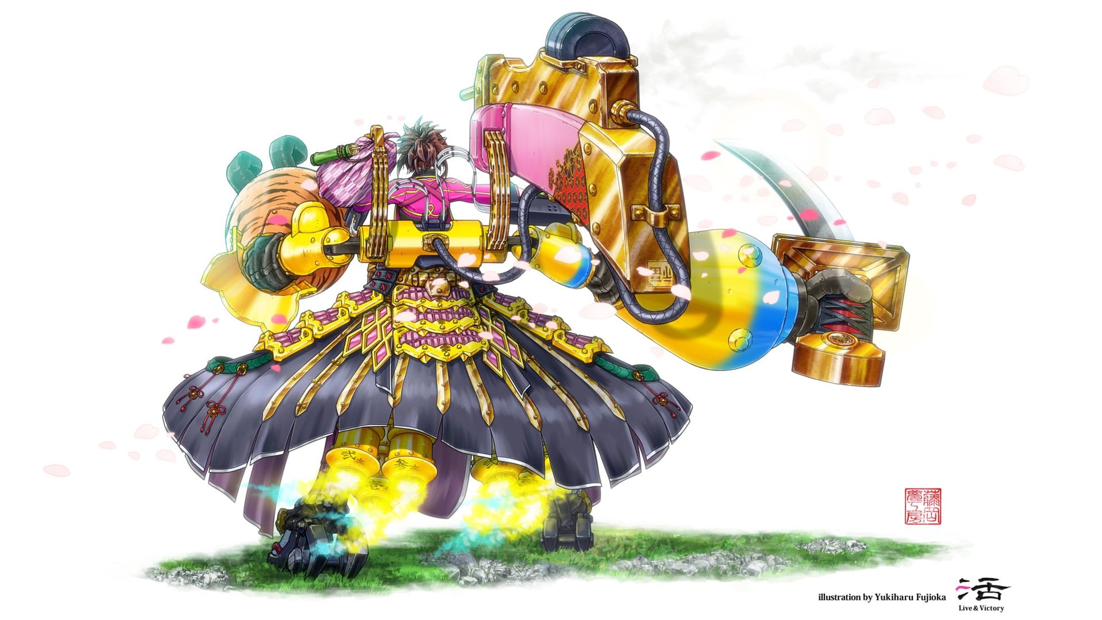 擬人化・メカ少女イラストサンプル-1