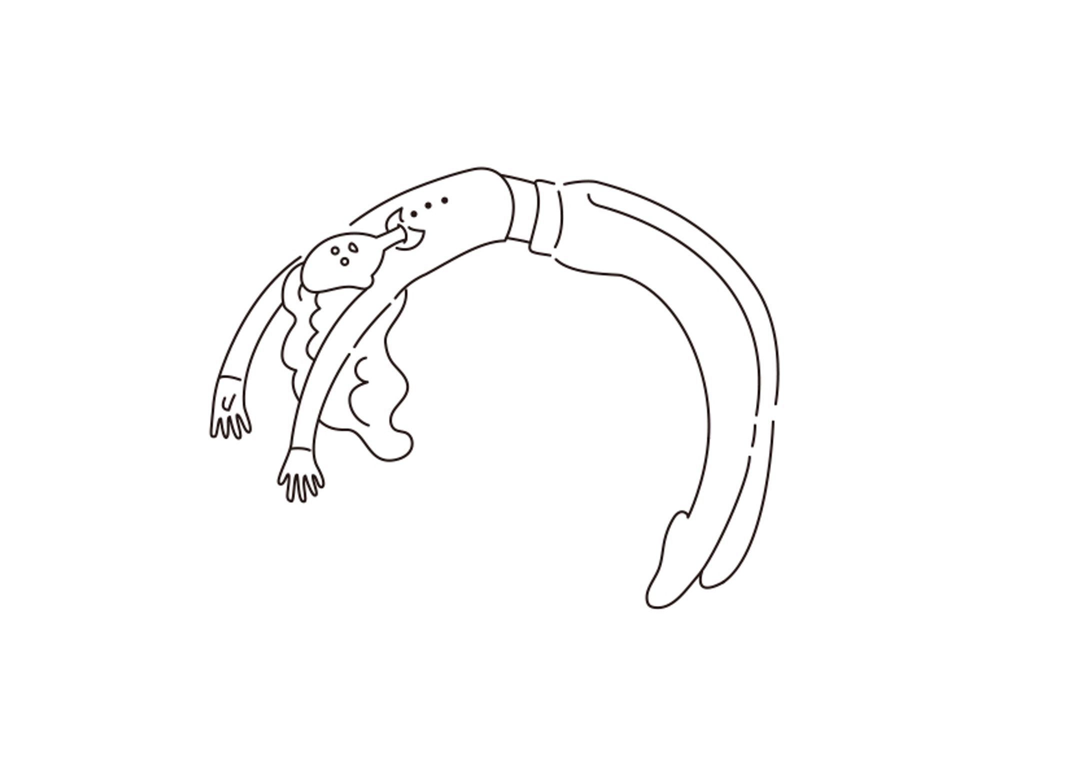シンプルイラスト：はわわ-1