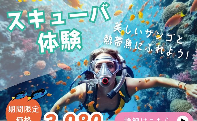 沖縄スキューバ体験バナー