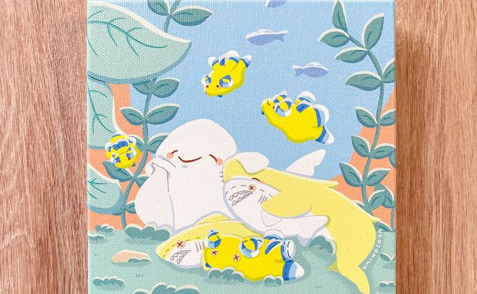 オリジナルキャンバスアート